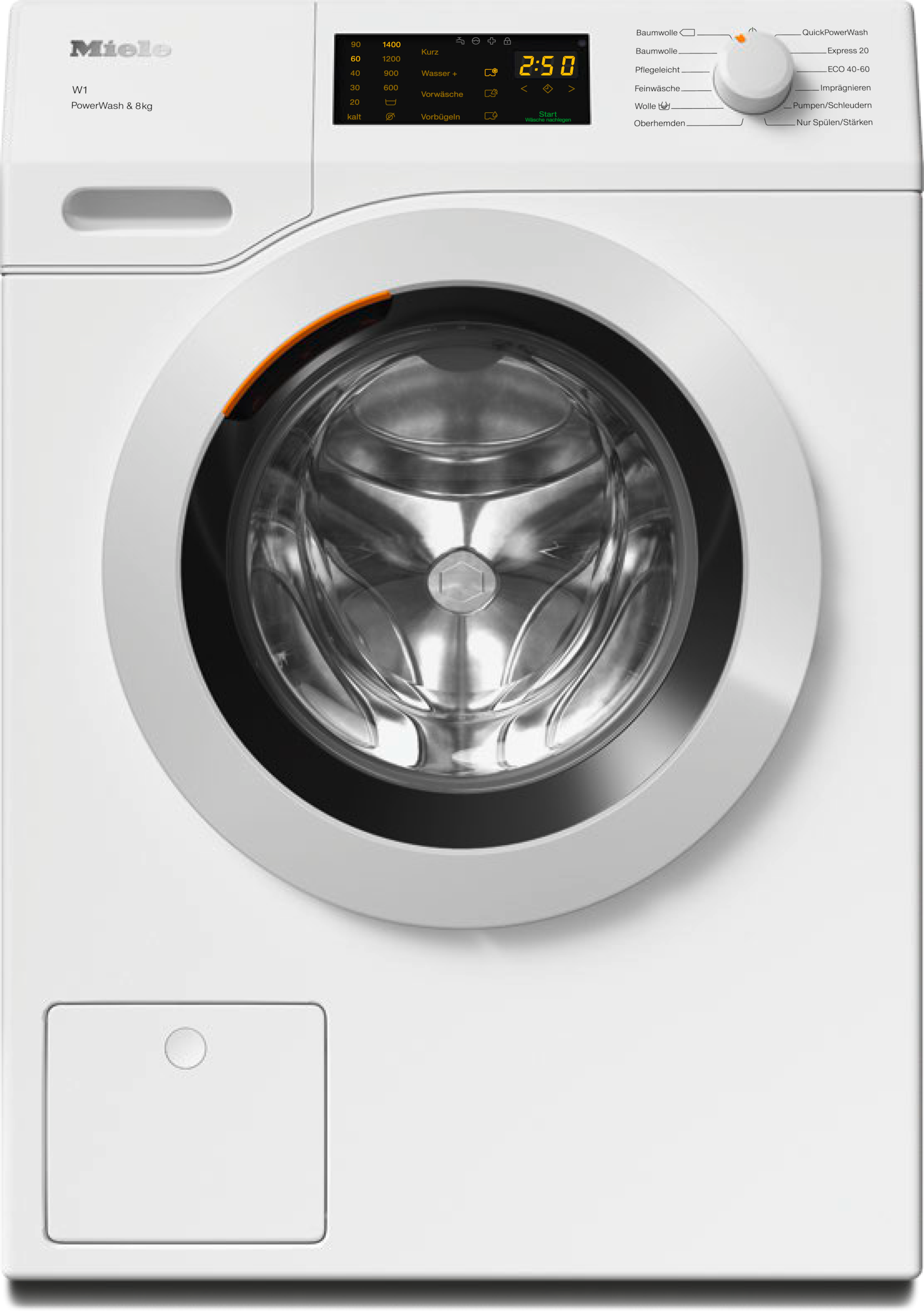Waschmaschinen - WCD330 WPS PWash&8kg Lotosweiß - 1
