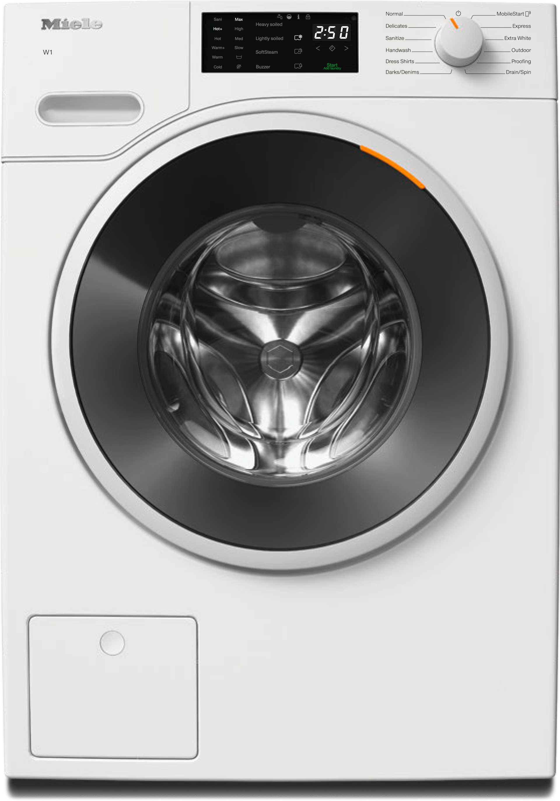 Washing machines - WWD160 WCS Lotus white - 1