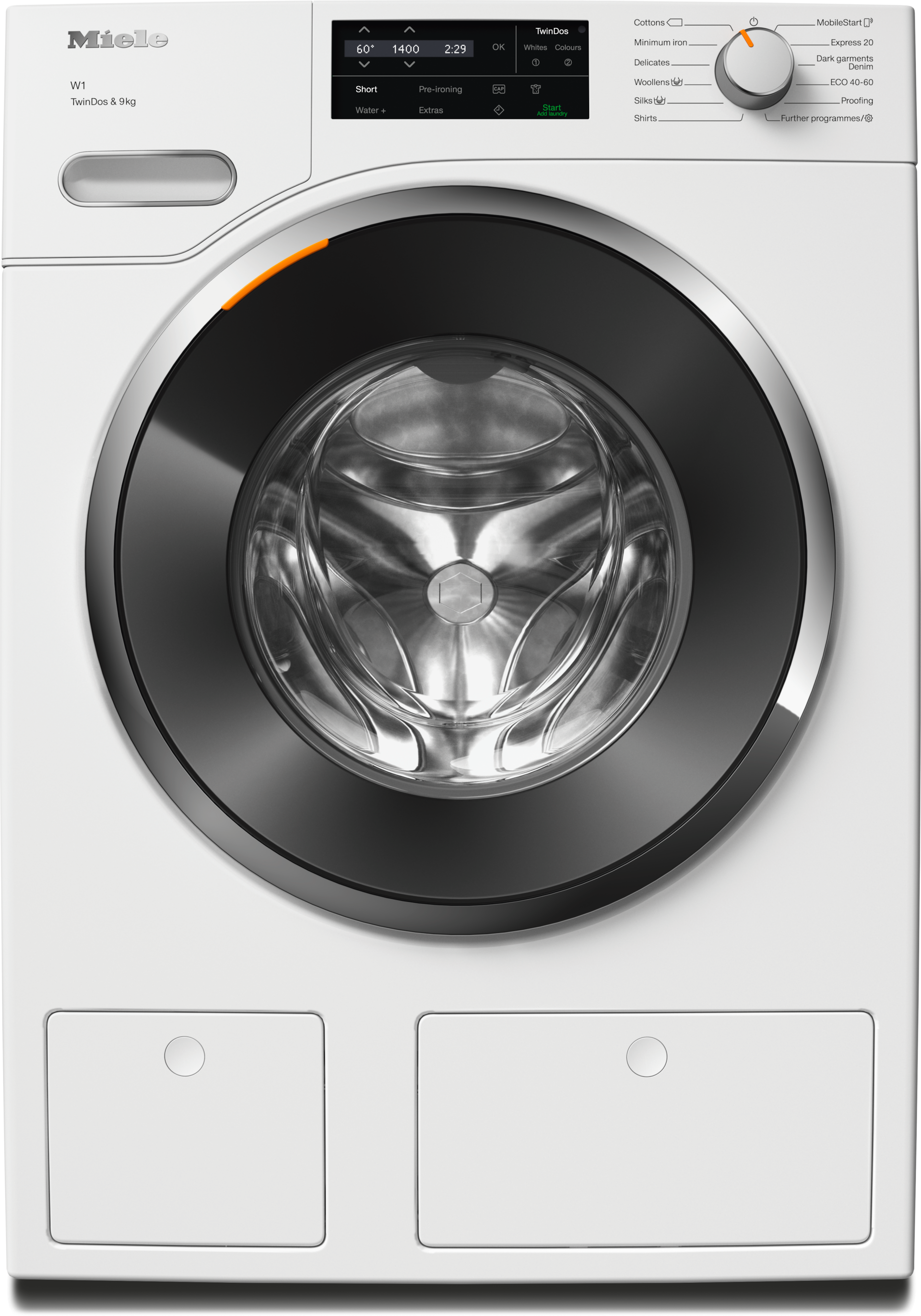 Washing machines - WWG660 WCS TDos&9kg Lotus white - 1