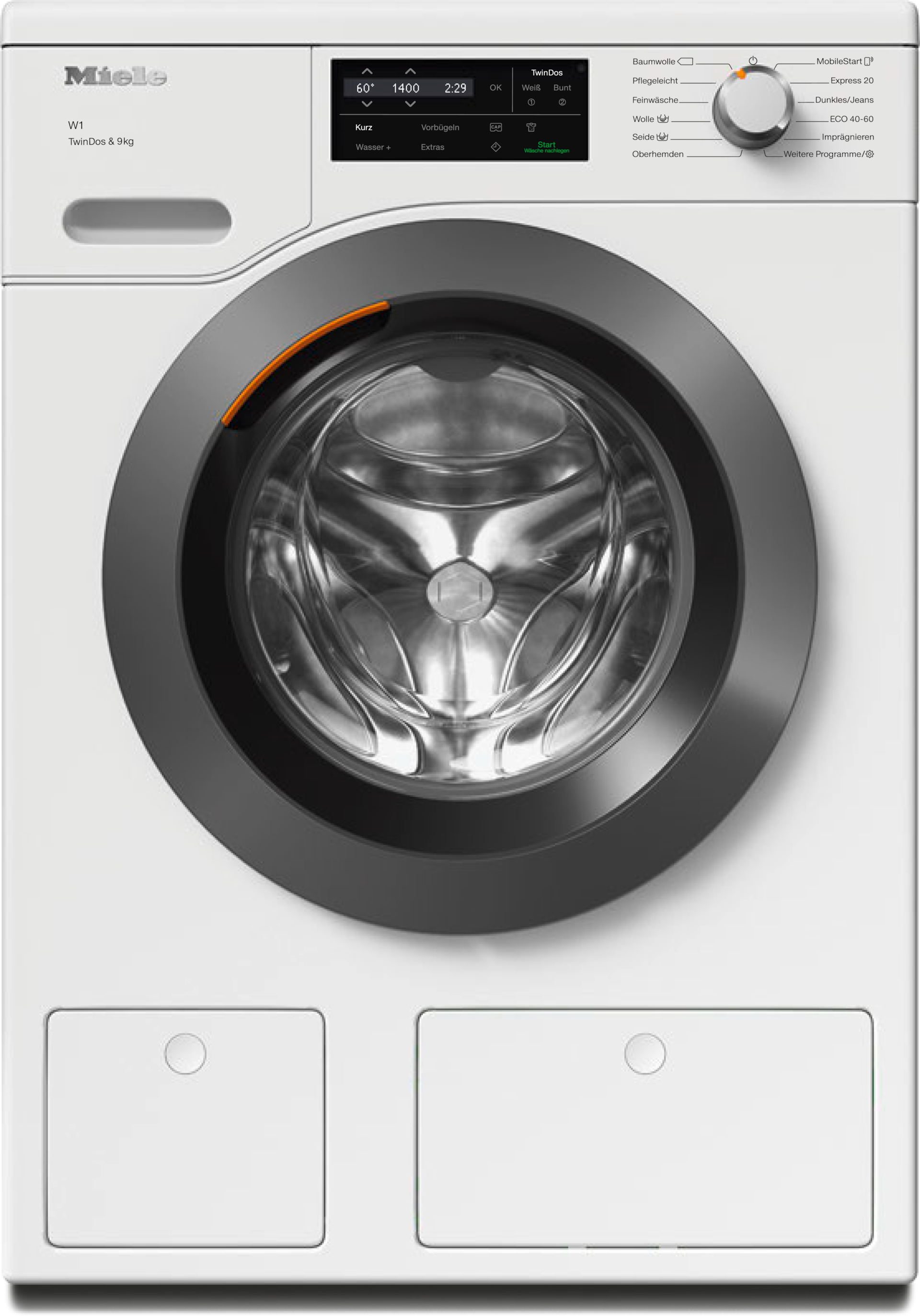 Waschmaschinen - WCG660 WPS TDos&9kg Lotosweiß - 1