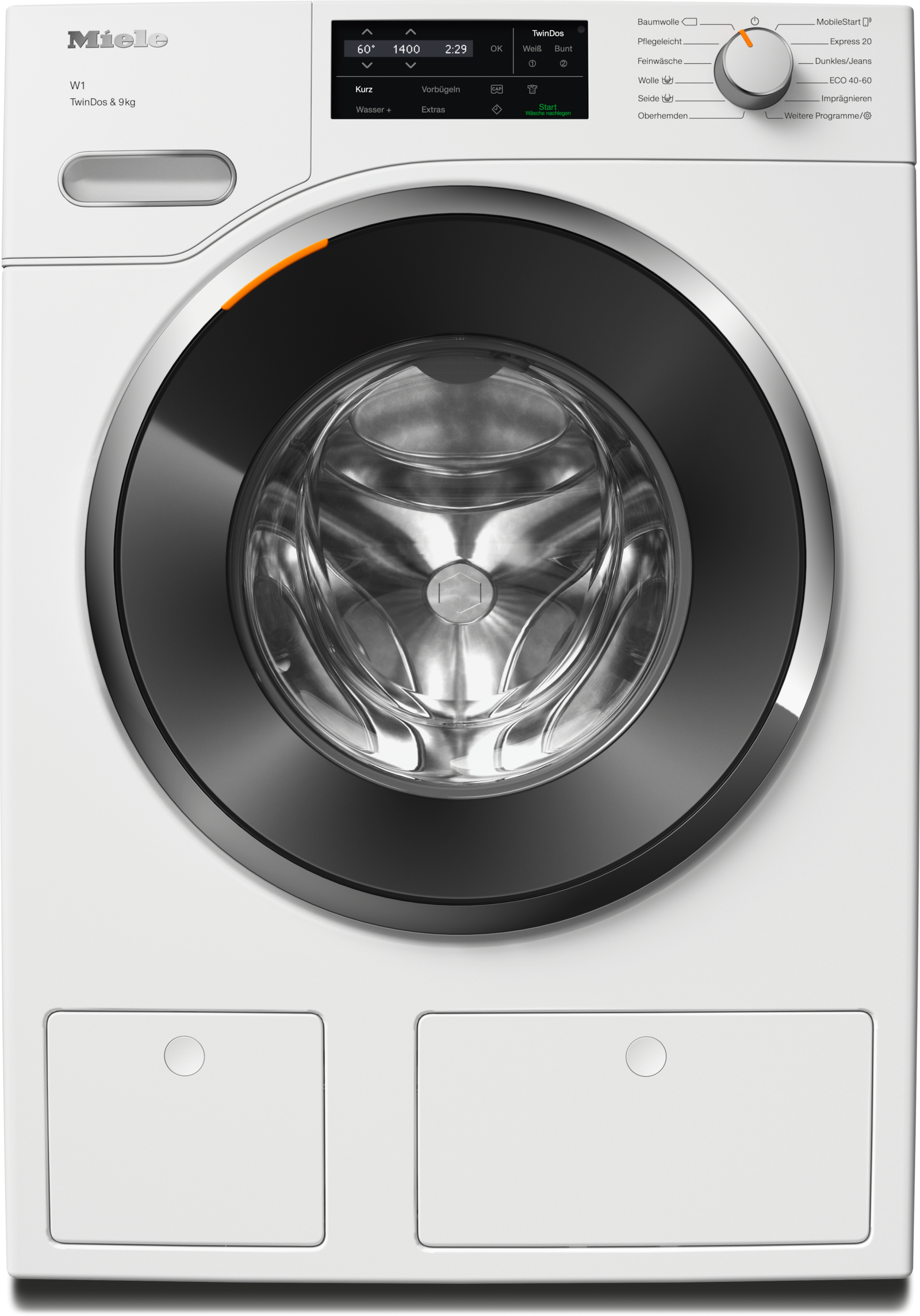 Lave-linge - WWG760 WPS TDos&9kg Blanc lotus - 1