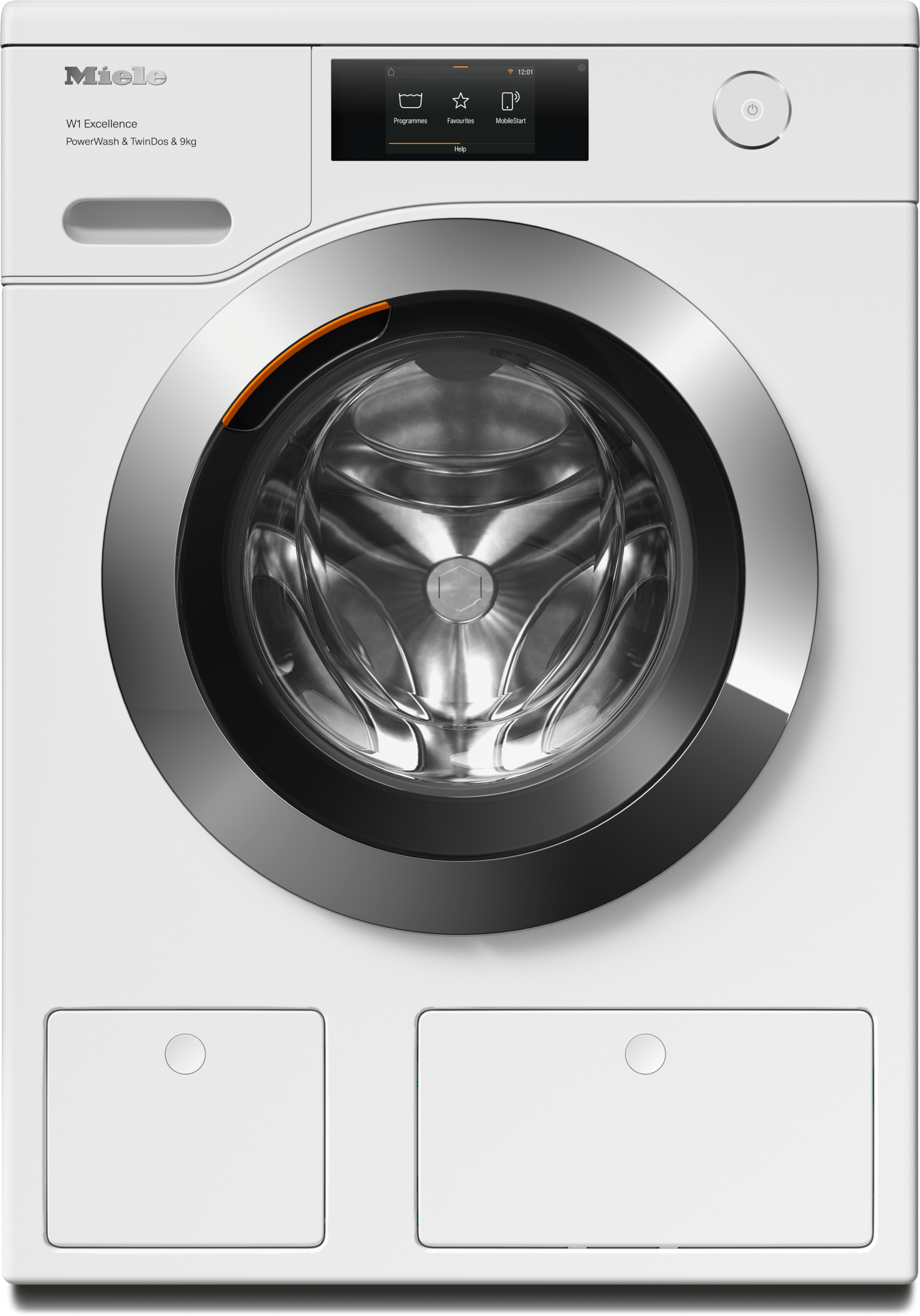 Washing machines - WER865 WPS PWash&TDos&9kg Lotus white - 1