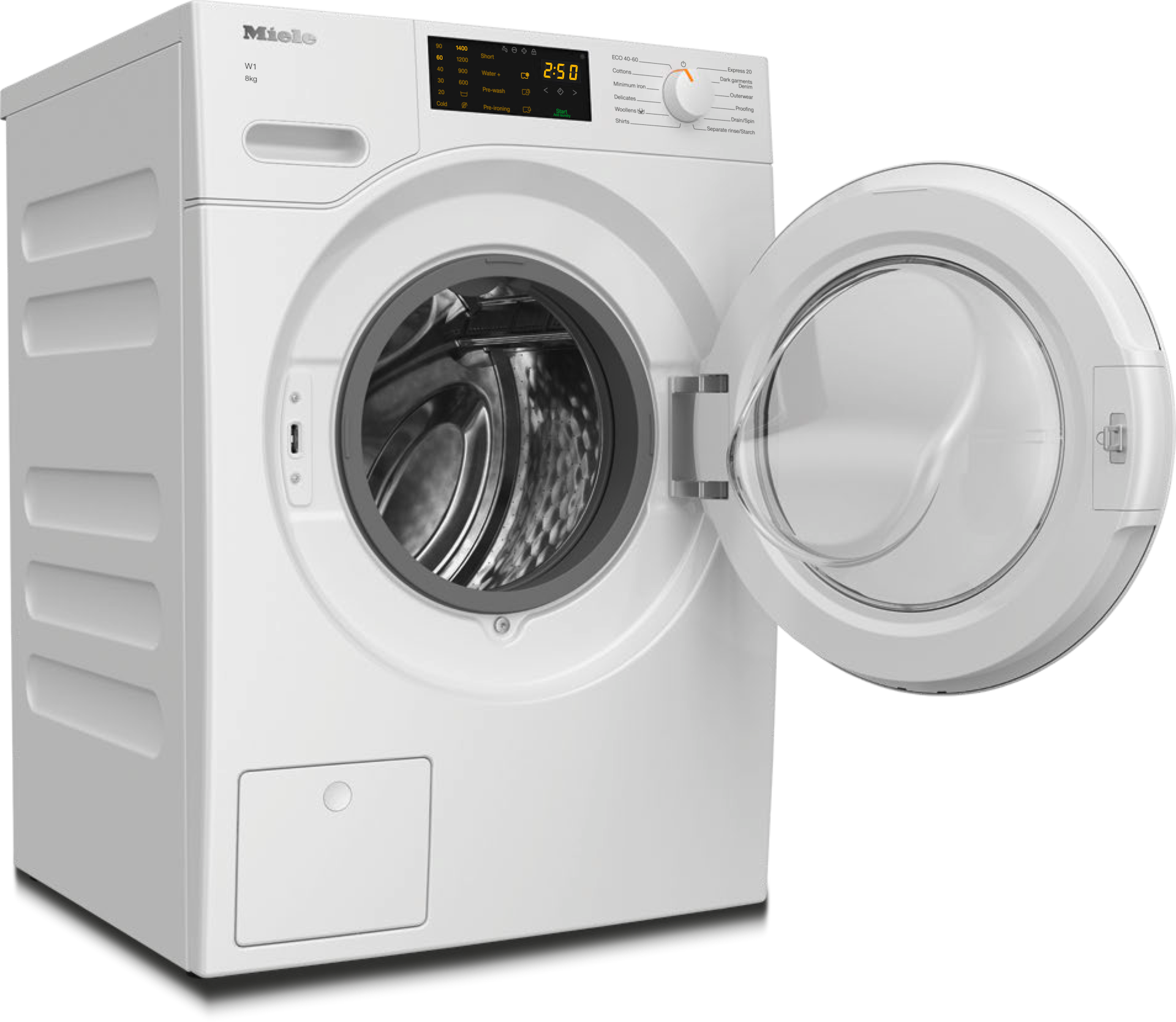 Washing machines - WWD020 WCS 8kg Lotus white - 2