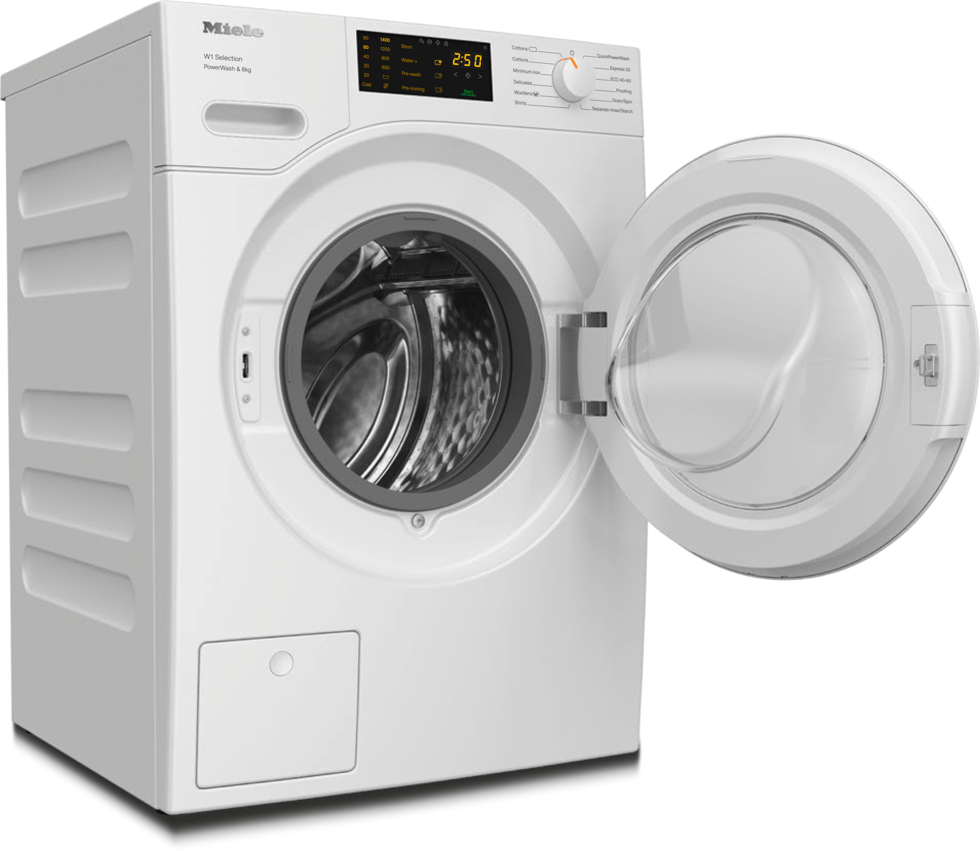 Πλυντήρια ρούχων - WSD323 WCS PWash&8kg Λευκό λωτού - 2