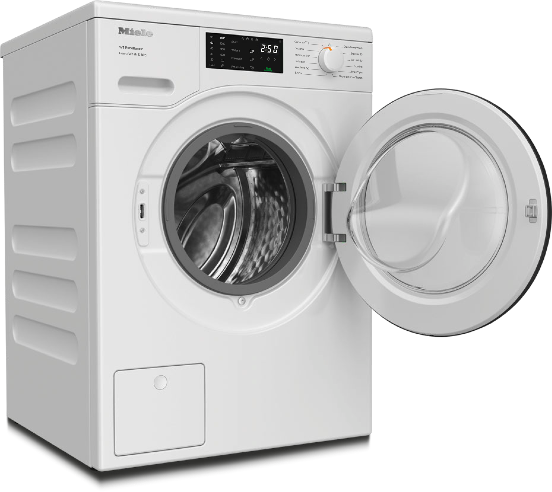 Washing machines - WED325 WCS PWash&8kg Lotus white - 2