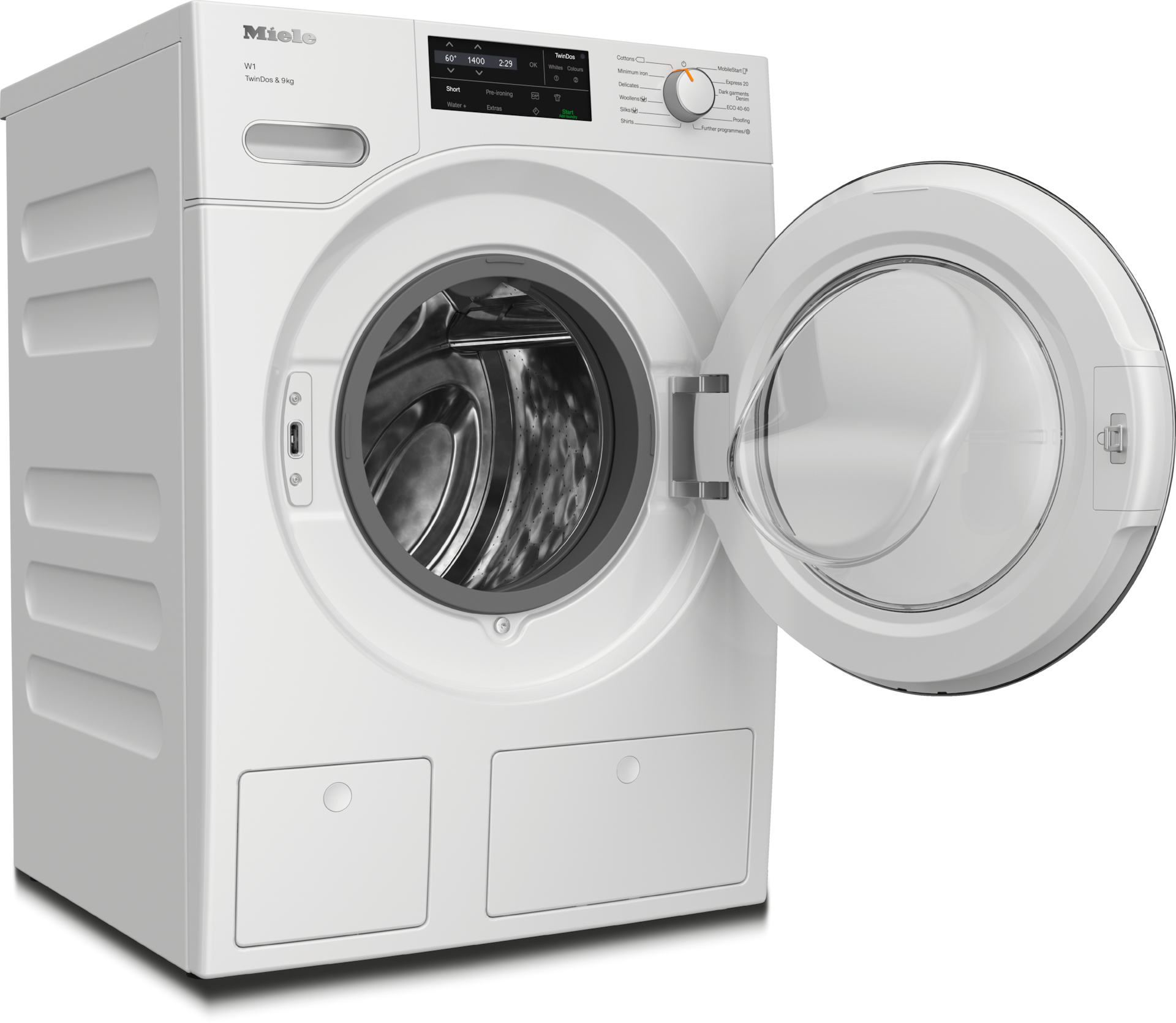 Πλυντήρια ρούχων - WWG660 WCS TDos&9kg Λευκό λωτού - 2