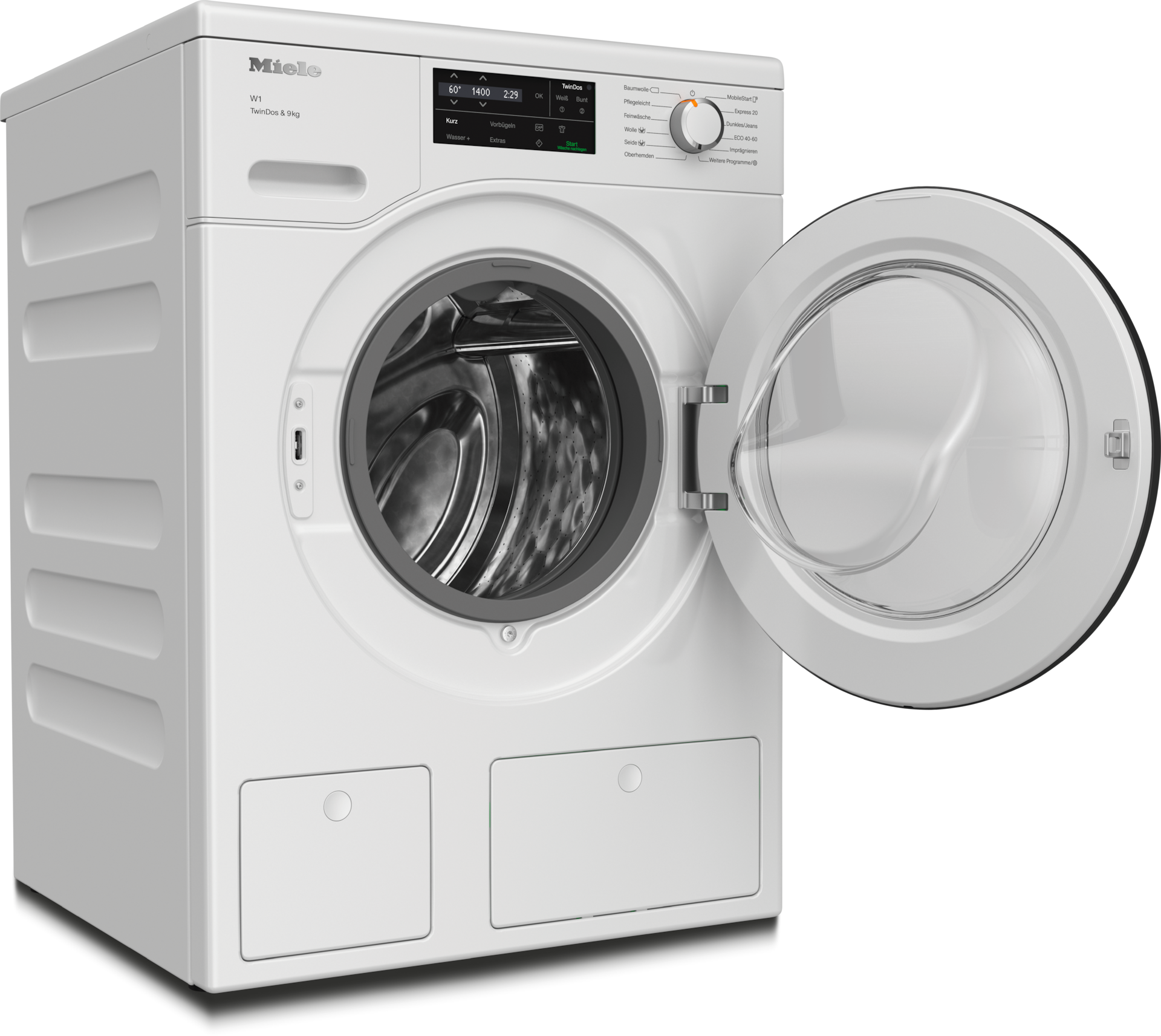 Waschmaschinen - WCG660 WPS TDos&9kg Lotosweiß - 2