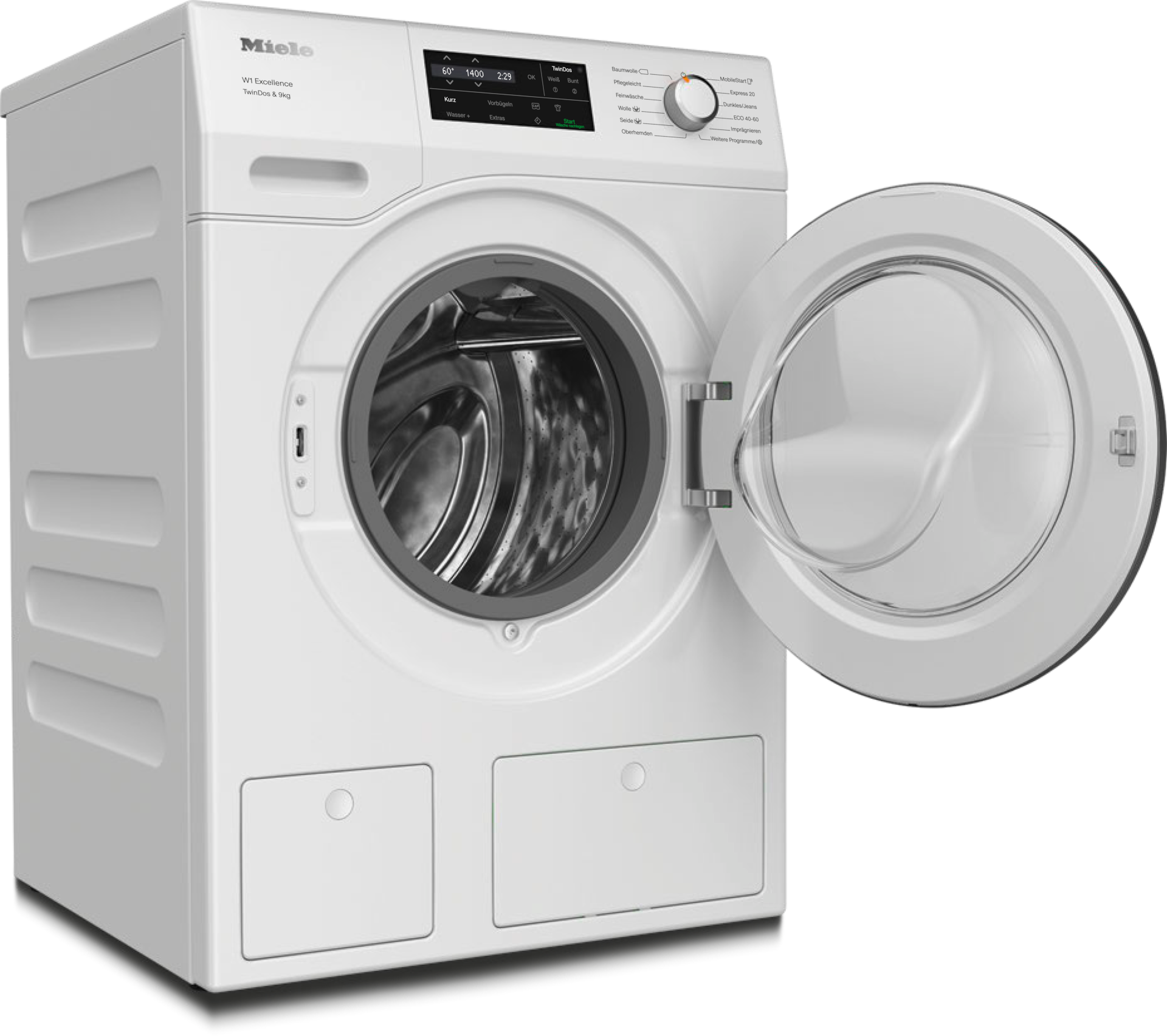 Waschmaschinen - WEG675 WPS TDos&9kg Lotosweiß - 2