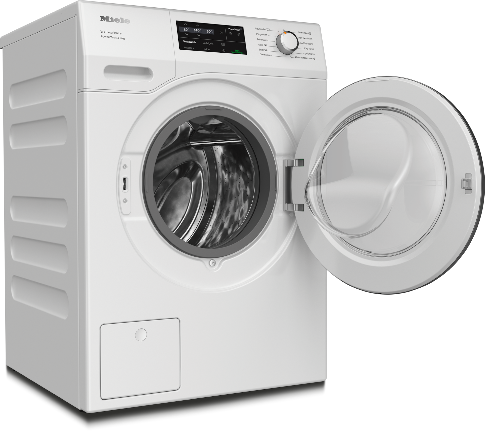 Lave-linge - WEG375 WPS PWash&9kg Blanc lotus - 2