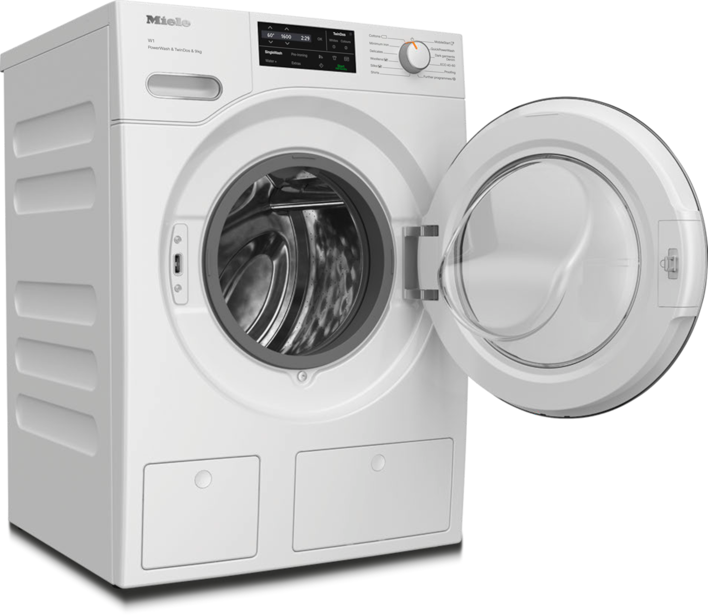 WWI 860 + TWL 780 WP 9KG Washing Machine & Tumble Dryer Set product photo Back View1 ZOOM