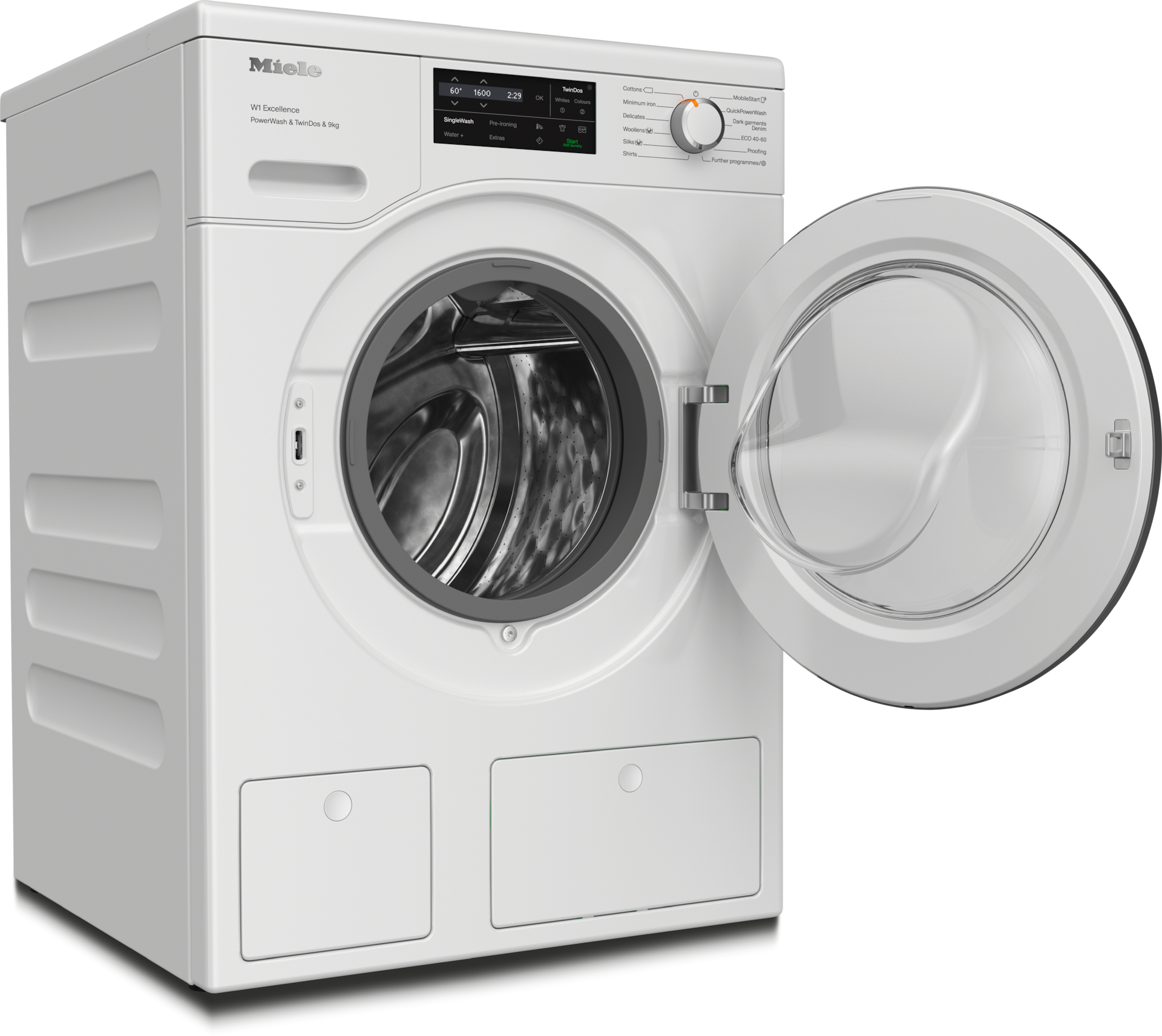 Washing machines - WEI865 WCS PWash&TDos&9kg Lotus white - 2