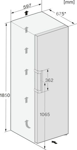 KS 4783 EDT CS Freestanding refrigerator product photo Missing translation L