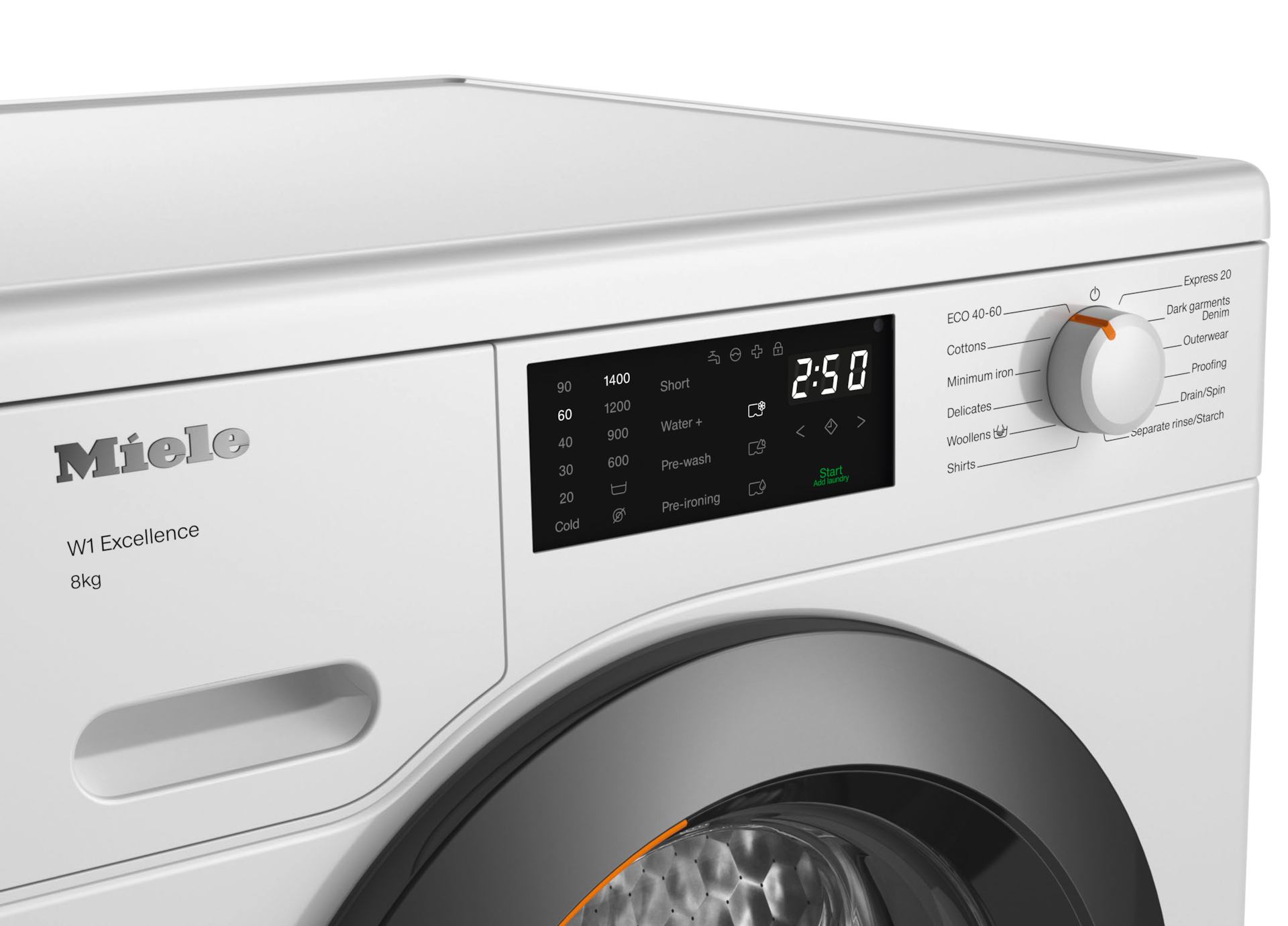 Washing machines - WED025 WCS 8kg Lotus white - 4