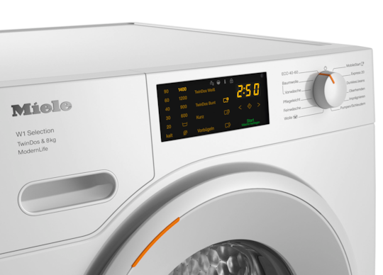 Miele WCS - TDos&8kg Lotosweiß Waschmaschinen WSD663 –