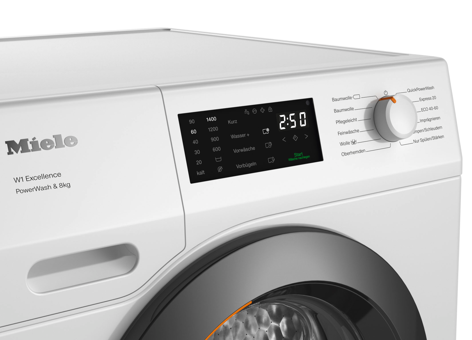 Waschmaschinen - WED335 WPS PWash&8kg Lotosweiß - 4