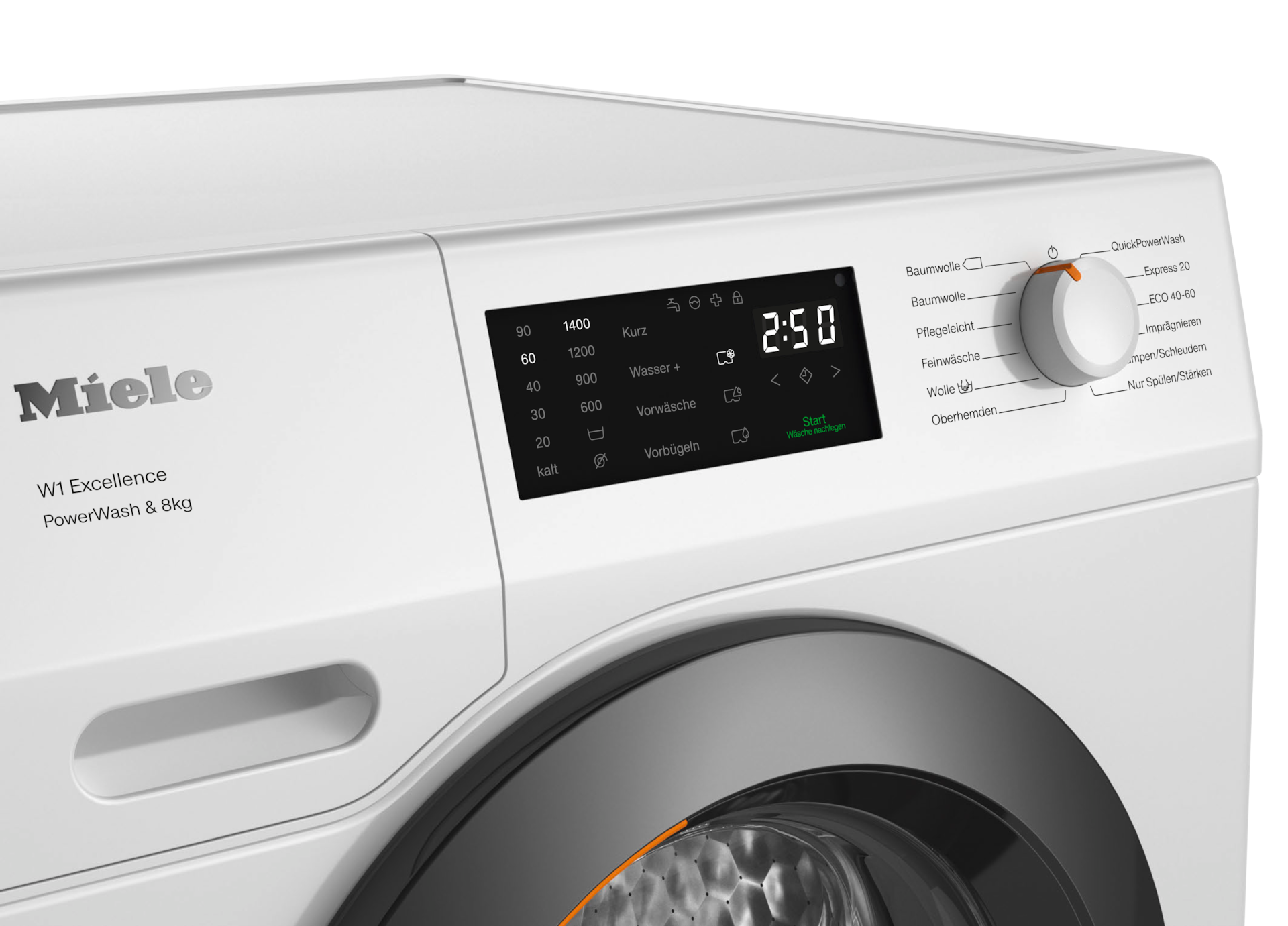 Lave-linge - WED335 WPS PWash&8kg Blanc lotus - 4