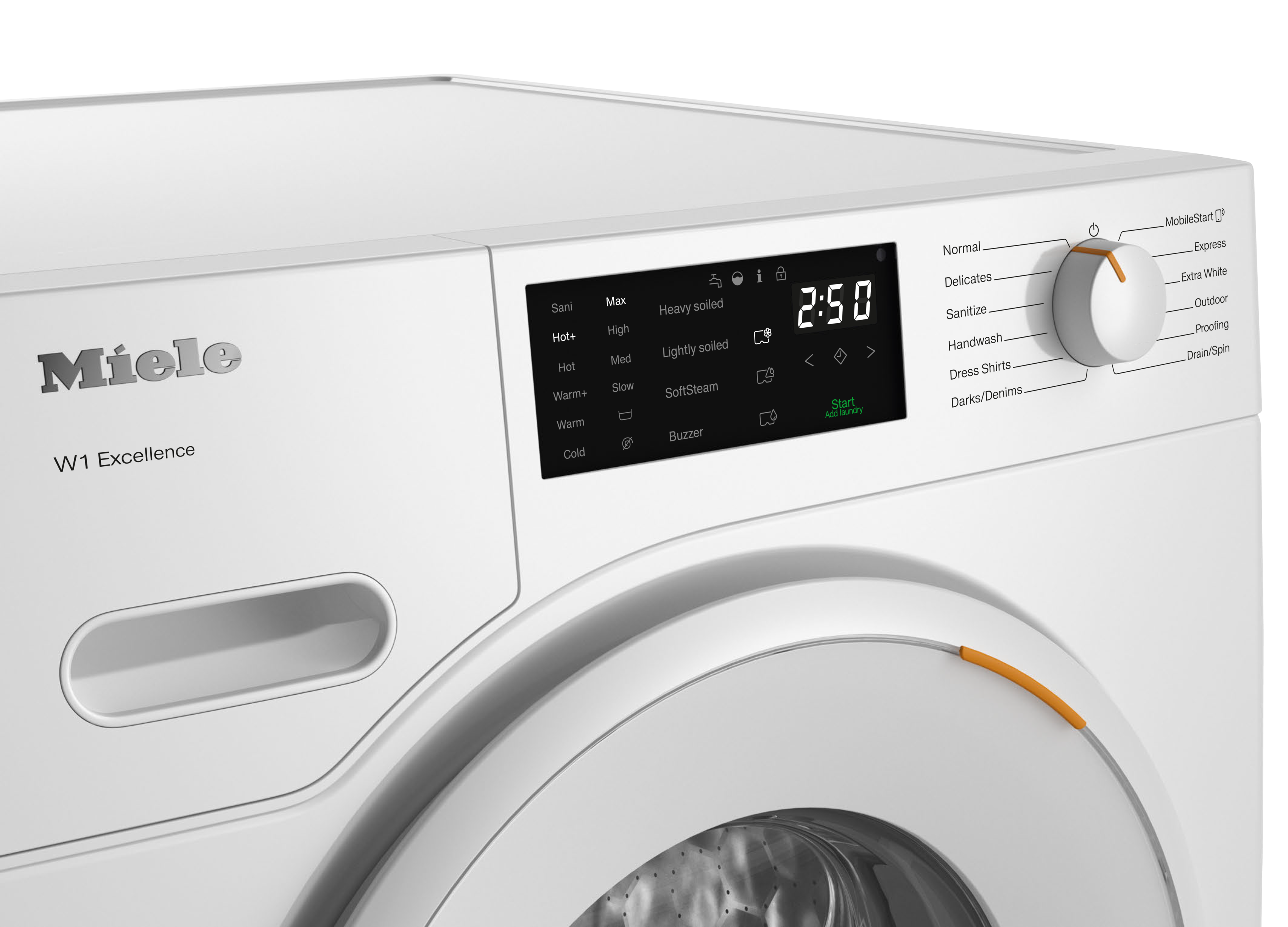 Miele WXD160 WCS Lotus White Washing Machines