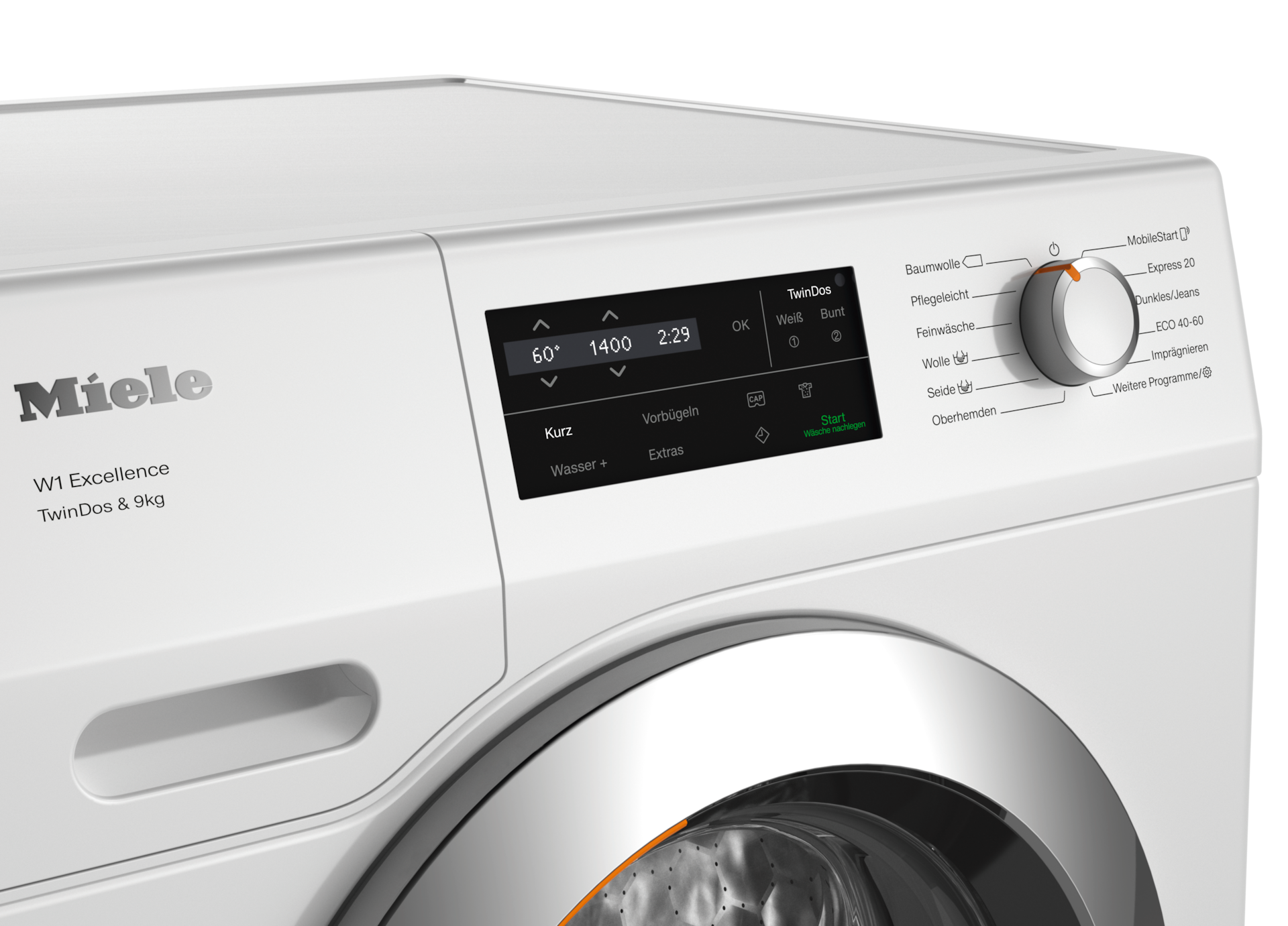 Waschmaschinen - WEG675 WPS TDos&9kg Lotosweiß - 4
