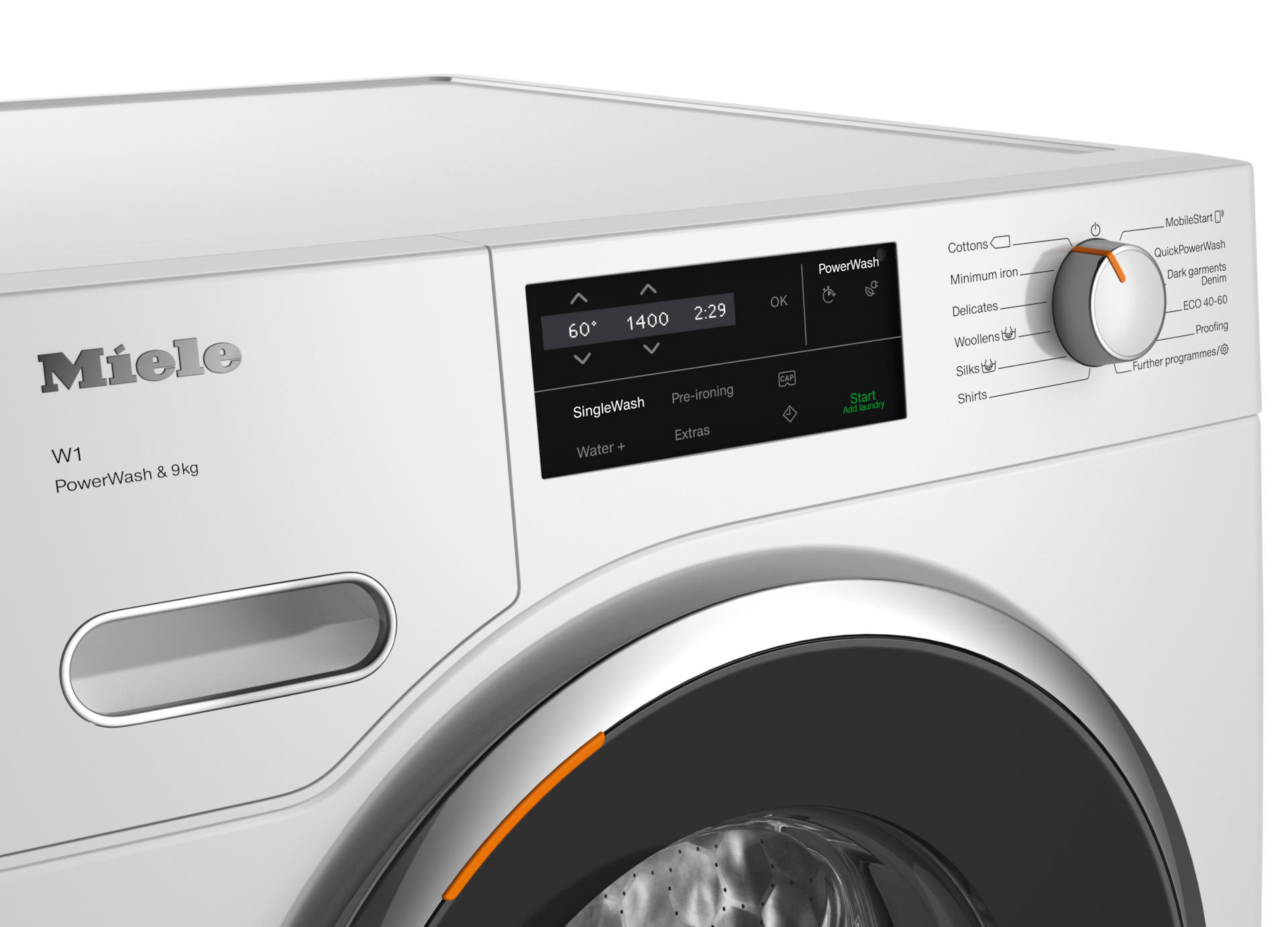 Mașini de spălat - WWG360 WCS PWash&9kg Alb lotus - 3