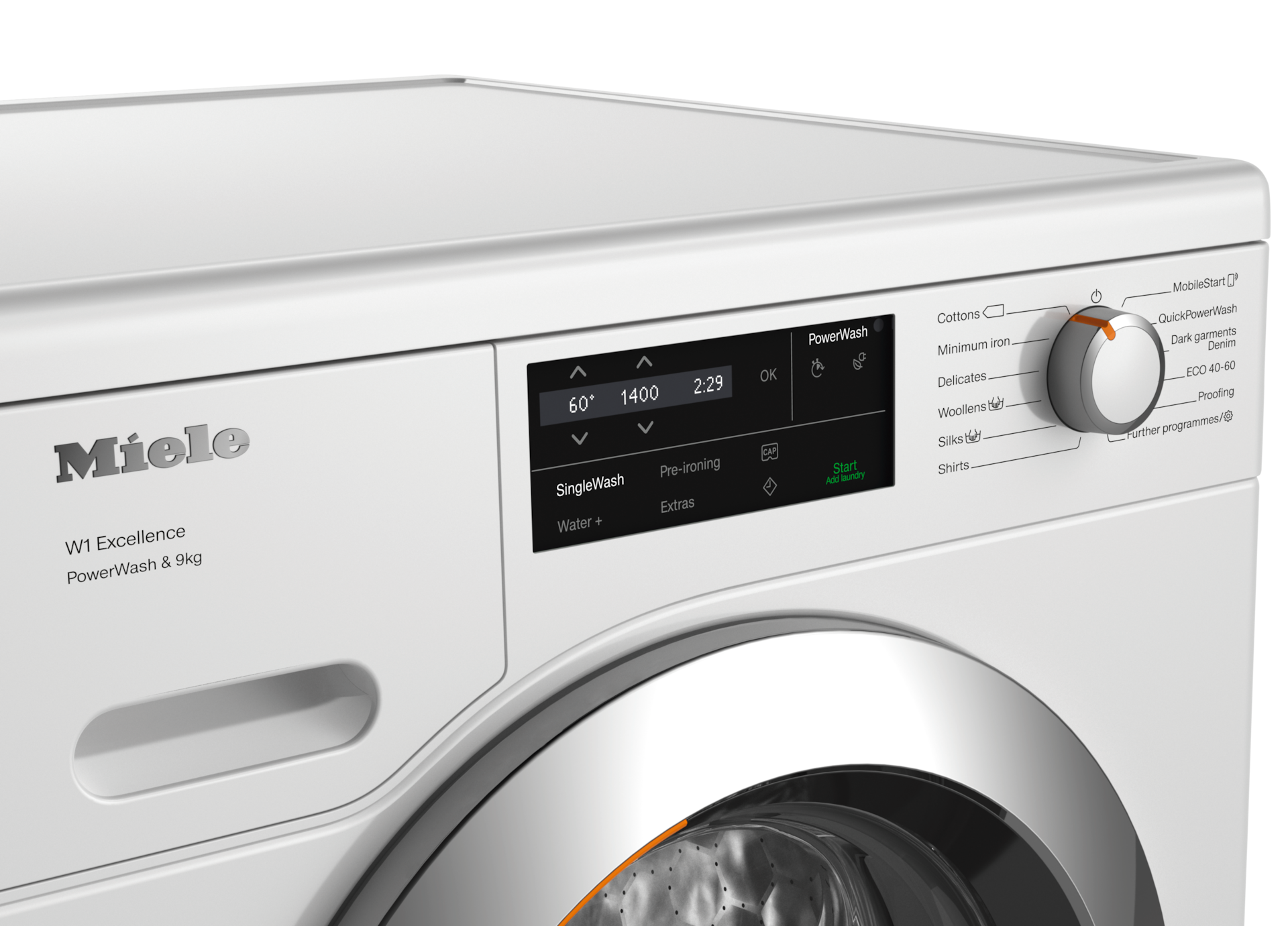 Washing machines - WEG365 WCS PWash&9kg Lotus white - 4