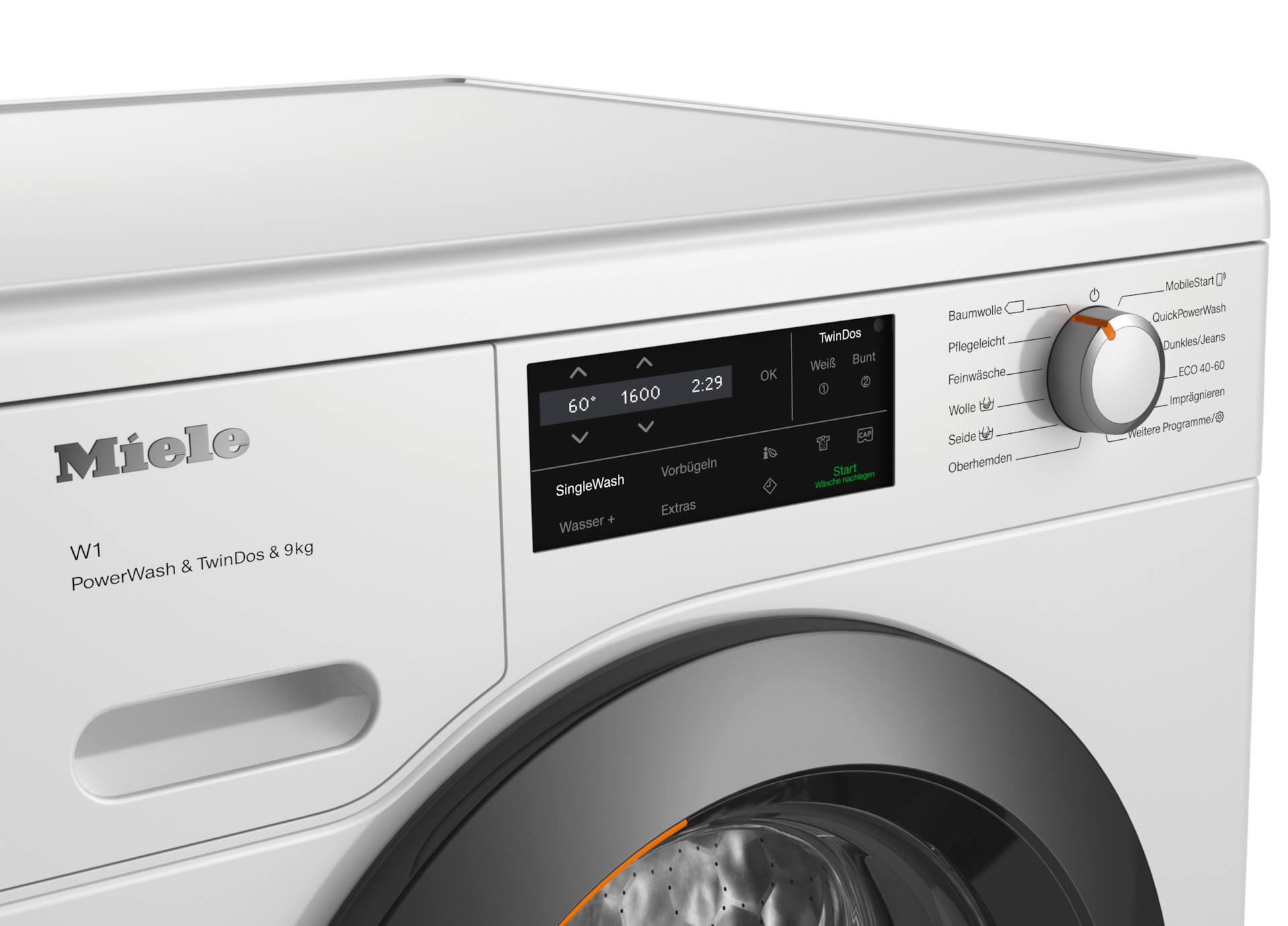 Waschmaschinen - WCI860 WPS PWash&TDos&9kg Lotosweiß - 4