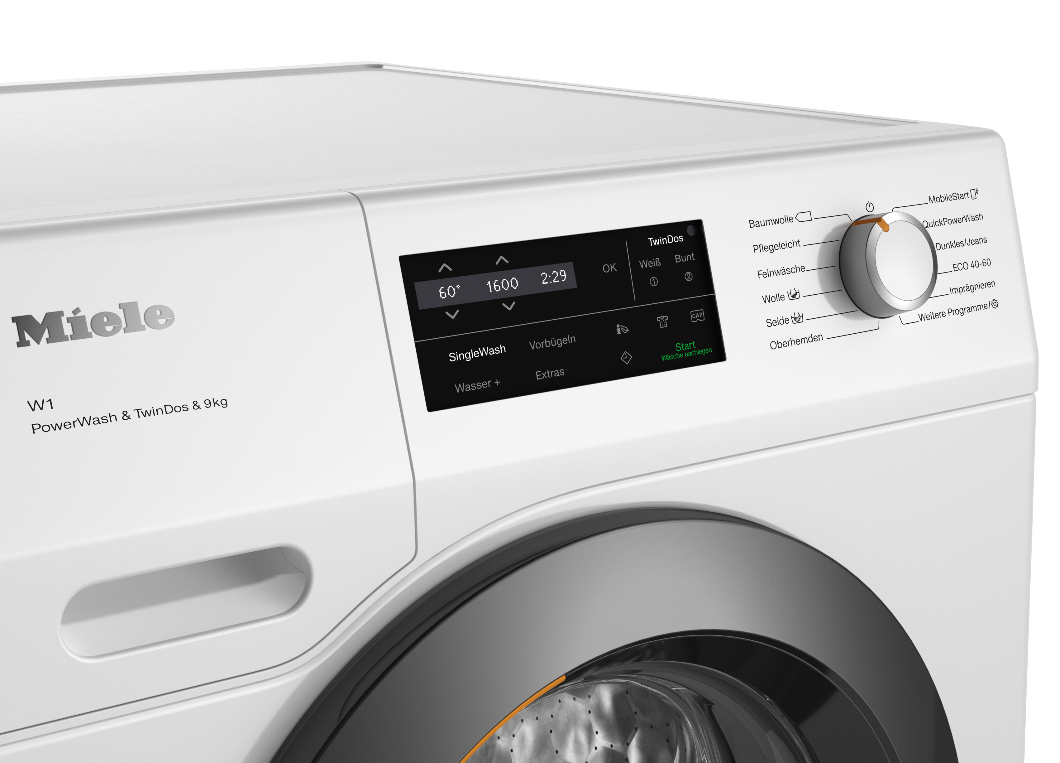 Miele - WCI 870 WPS PWash & TDos & 9kg Lotosweiß – Waschmaschinen