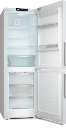 Baltas šaldytuvas su šaldikliu, NoFrost ir DailyFresh funkcijomis, aukštis 1.85m (KFN 4375 DD) product photo Back View L