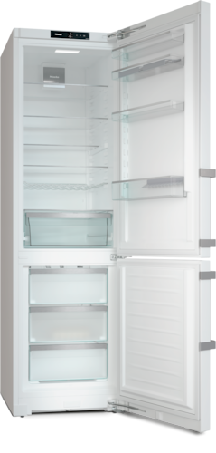 Baltas šaldytuvas su šaldikliu, FlexiBoard ir DailyFresh funkcijomis, aukštis 2.01m (KFN 4795 DD) product photo Back View L