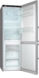 Sidabrinis šaldytuvas su šaldikliu ir DailyFresh funkcija, aukštis 1.86m (KF 4472 CD) product photo Back View S