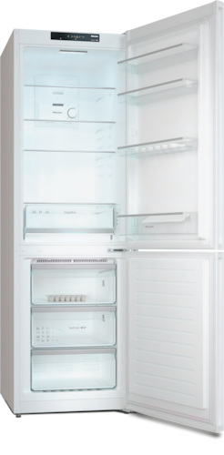 Baltas šaldytuvas su šaldikliu ir NoFrost funkcija, aukštis 1.86m (KDN 4174 E) product photo Back View L