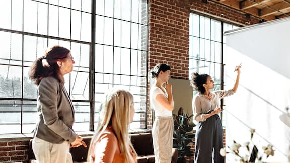 Business people brainstoming in a meeting room