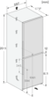 Sudraba ledusskapis ar saldētavu, NoFrost un DailyFresh funkcijām, 2.01m augstums (KFN 4395 DD) product photo View4 S