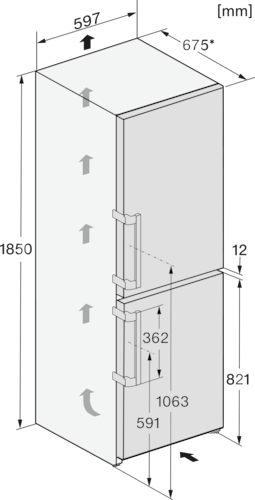 KFN 4776 ED Freestanding Fridge-Freezer product photo Missing translation L