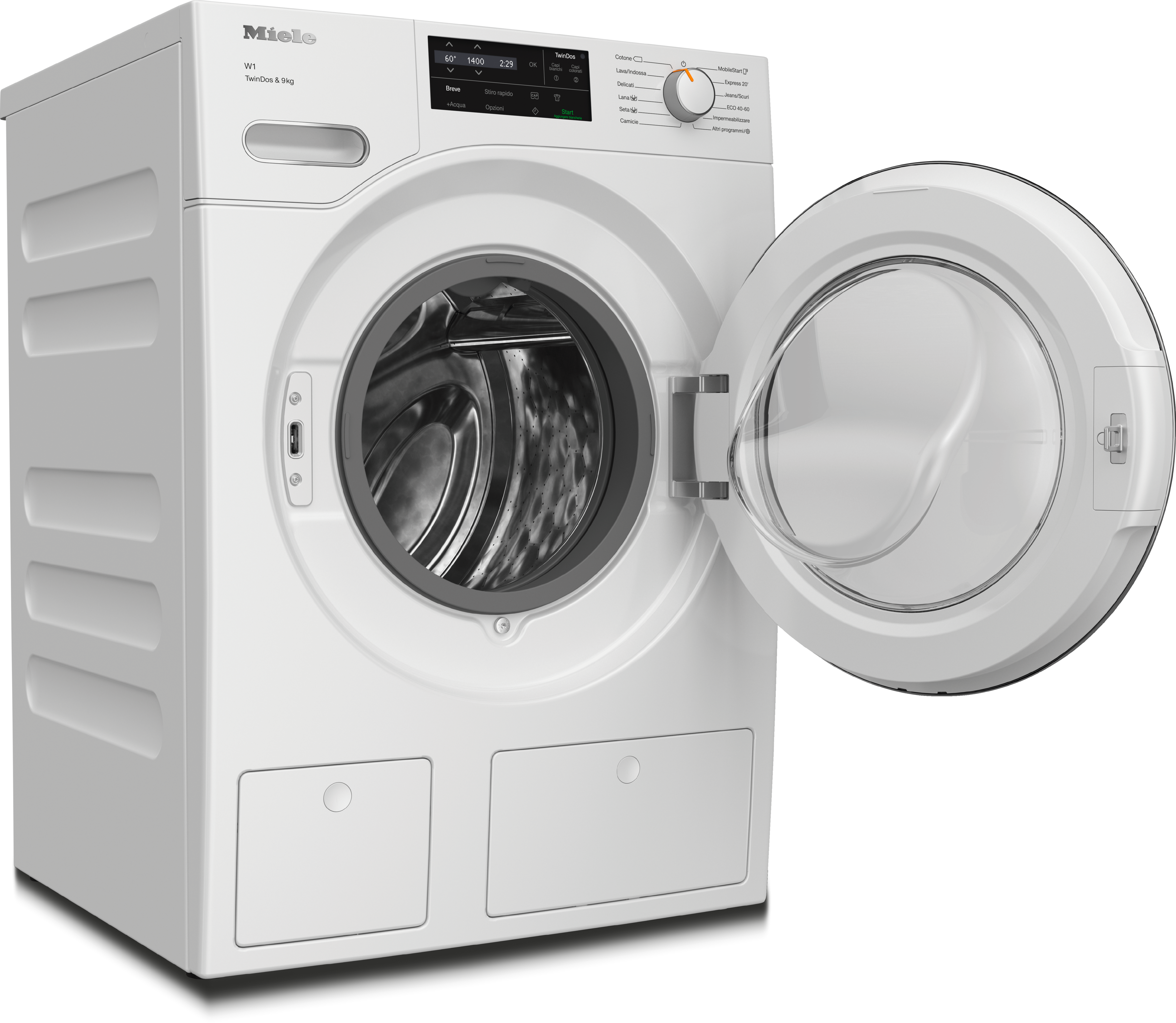 Miele - WWG660 WCS TDos&9kg bianco loto – Lavatrici - 2