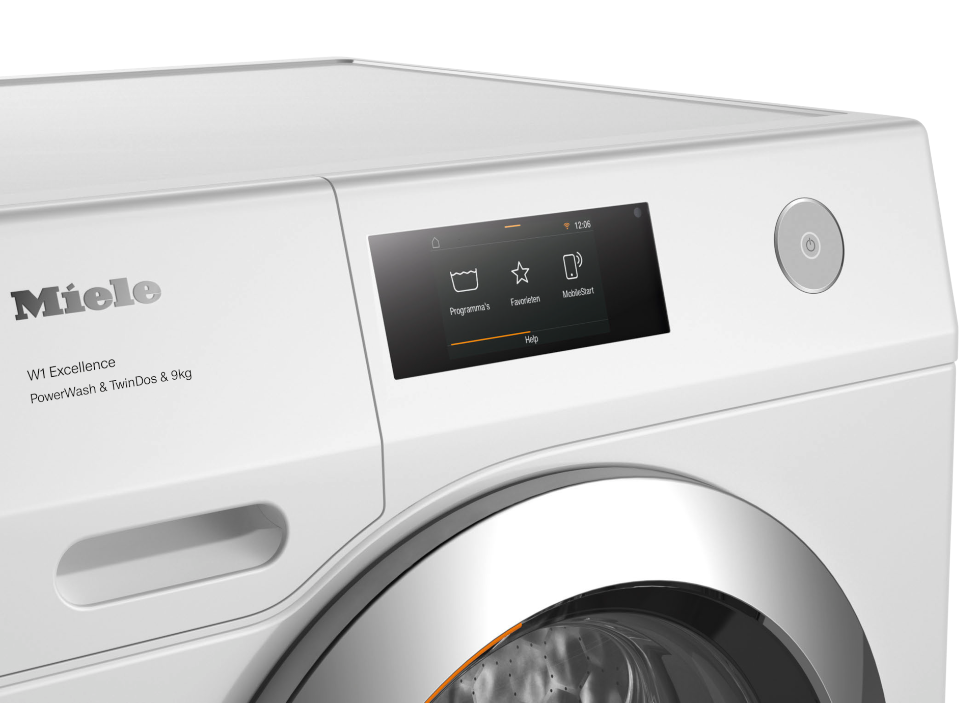 Waschmaschinen - WER875WPS PWash&TDos&9kg&WiFi Lotosweiß - 4