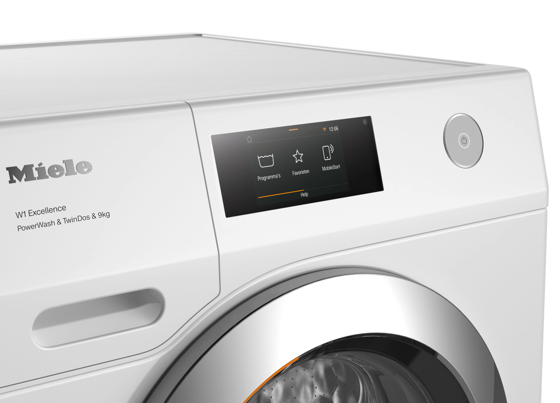 Lave-linge - WER875WPS PWash&TDos&9kg&WiFi Blanc lotus - 4