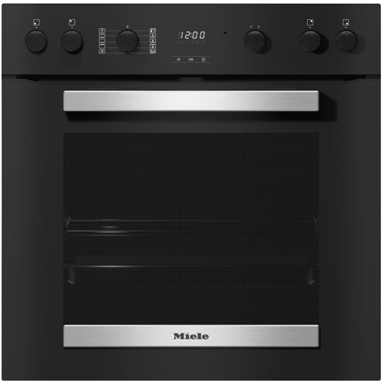 Fours/Pianos de cuisson - H 2457 EP ACTIVE Noir obsidienne aspect acier inoxydable - 1