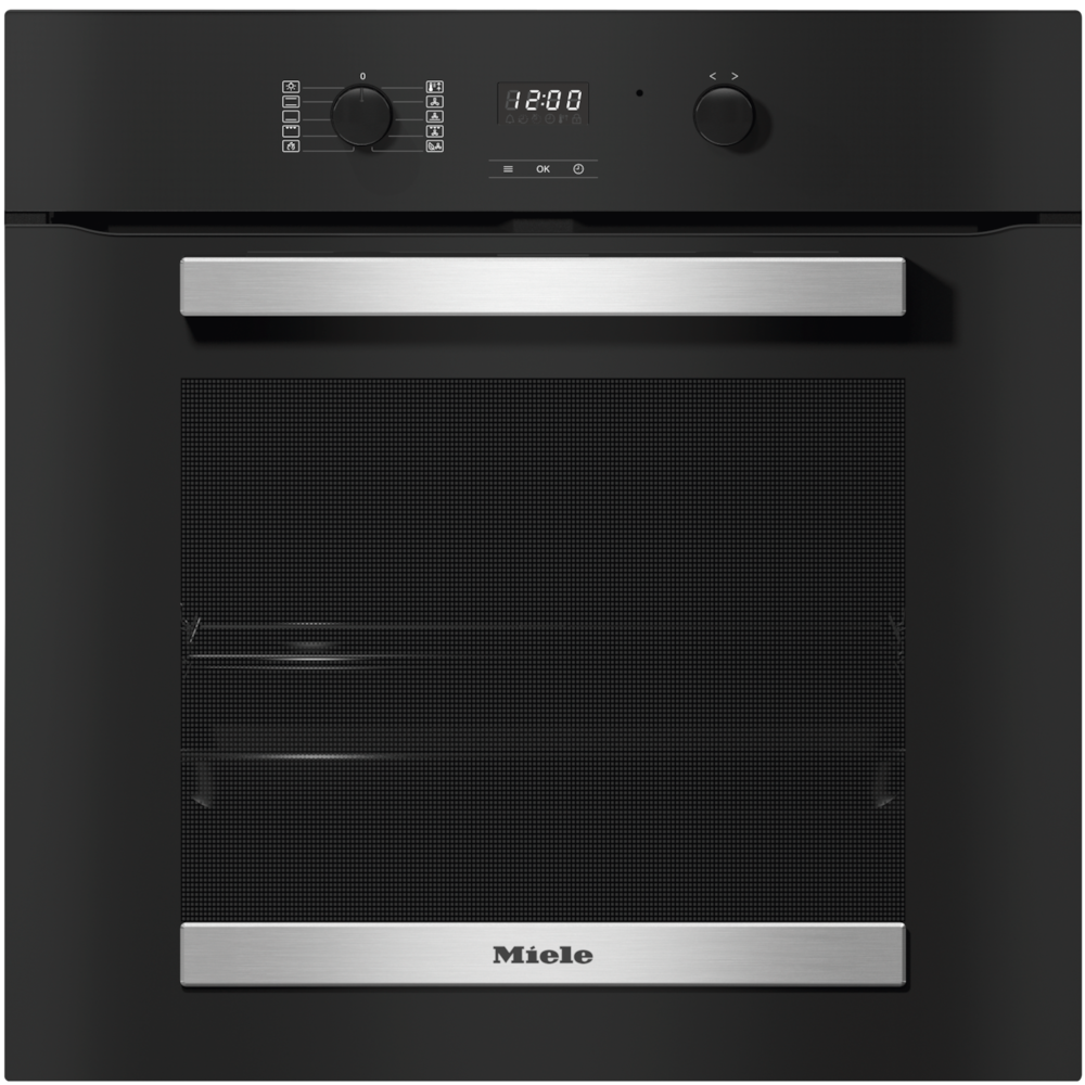 Ovens / Range cookers - H 2455 BP ACTIVE Obsidian black stainless steel effect - 1