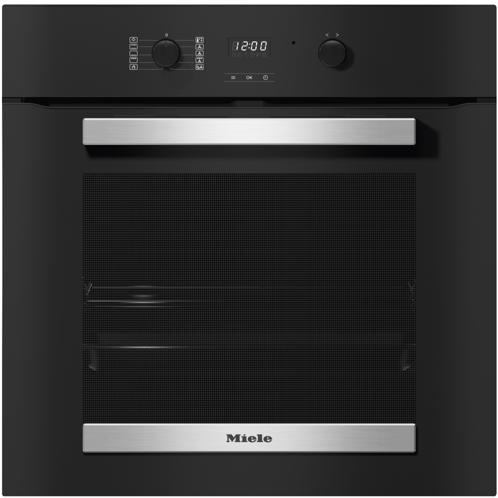 Ovens / Range cookers - H 2455 BP ACTIVE Obsidian black stainless steel effect - 1
