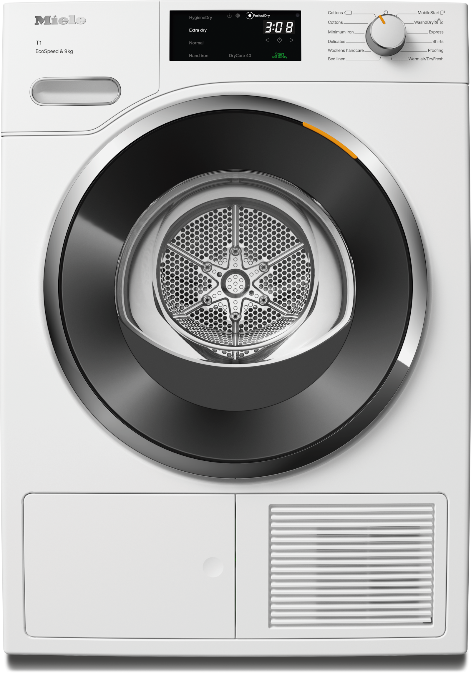 Tumble dryers - TWH780WP EcoSpeed&9kg Lotus white - 1