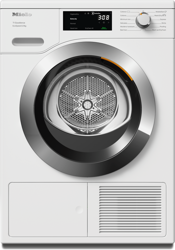 Tumble dryers - TEH785WP EcoSpeed&9kg Lotus white - 1