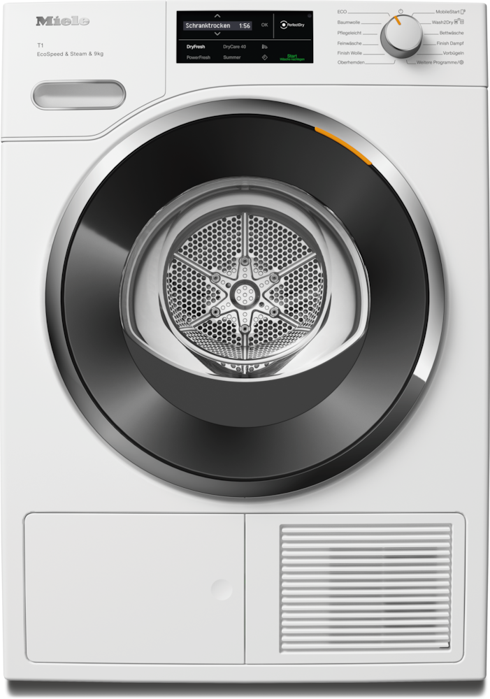 Tumble dryers - TWL780WP EcoSpeed&Steam&9kg Lopoč bijela - 1