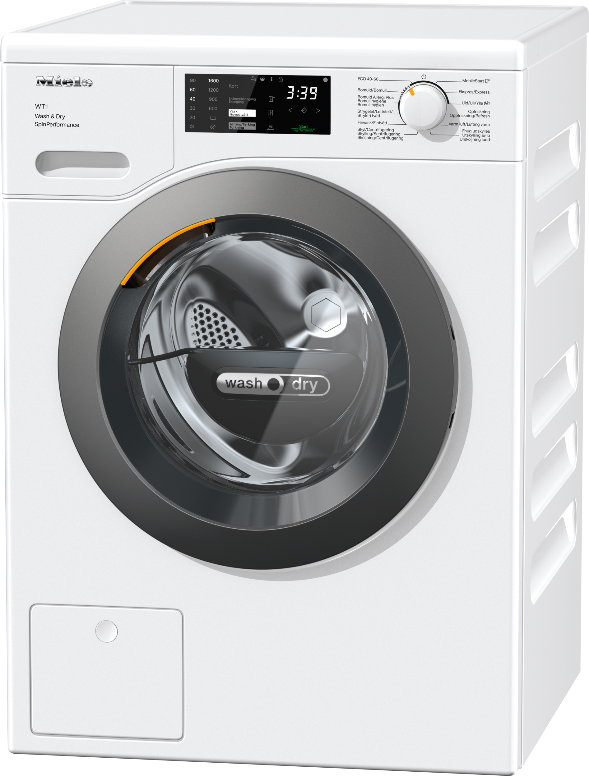 Tvättmaskiner - WTD280 WCS 8/5 kg Lotusvit - 1