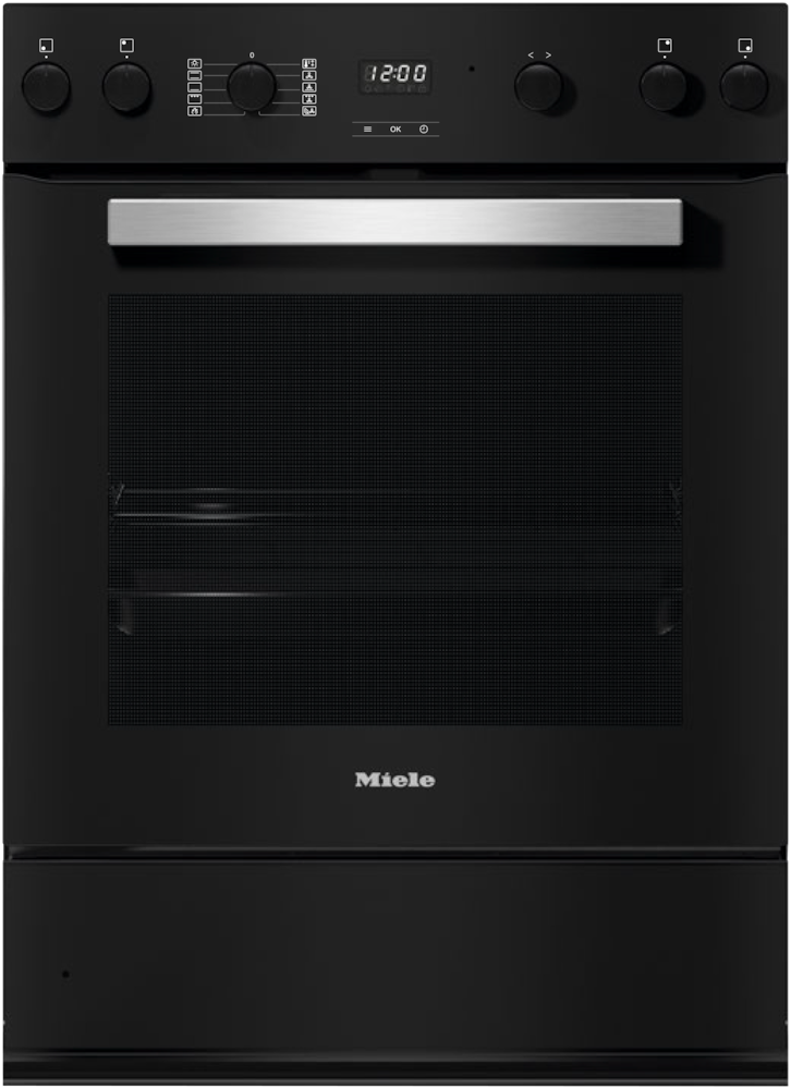 Herde/ Backöfen - H 2456-55 EP ACTIVE Obsidianschwarz - 1