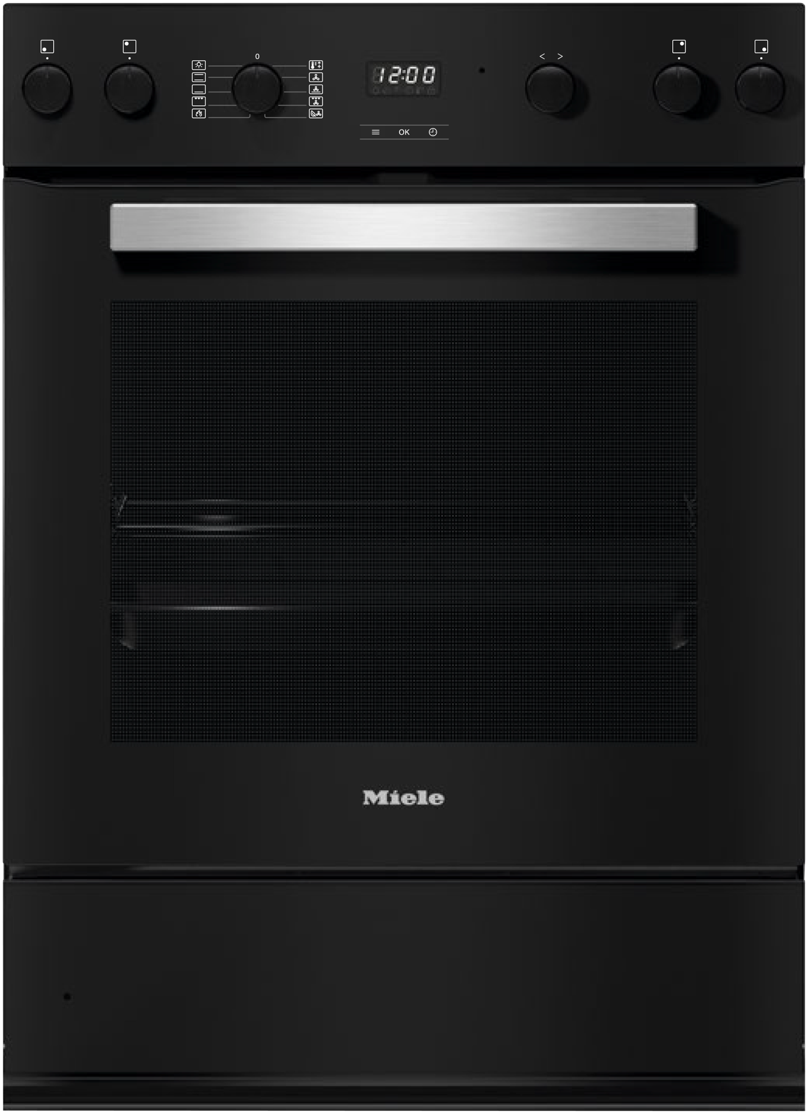 Fours/Pianos de cuisson - H 2456-55 EP ACTIVE Noir obsid. - 1