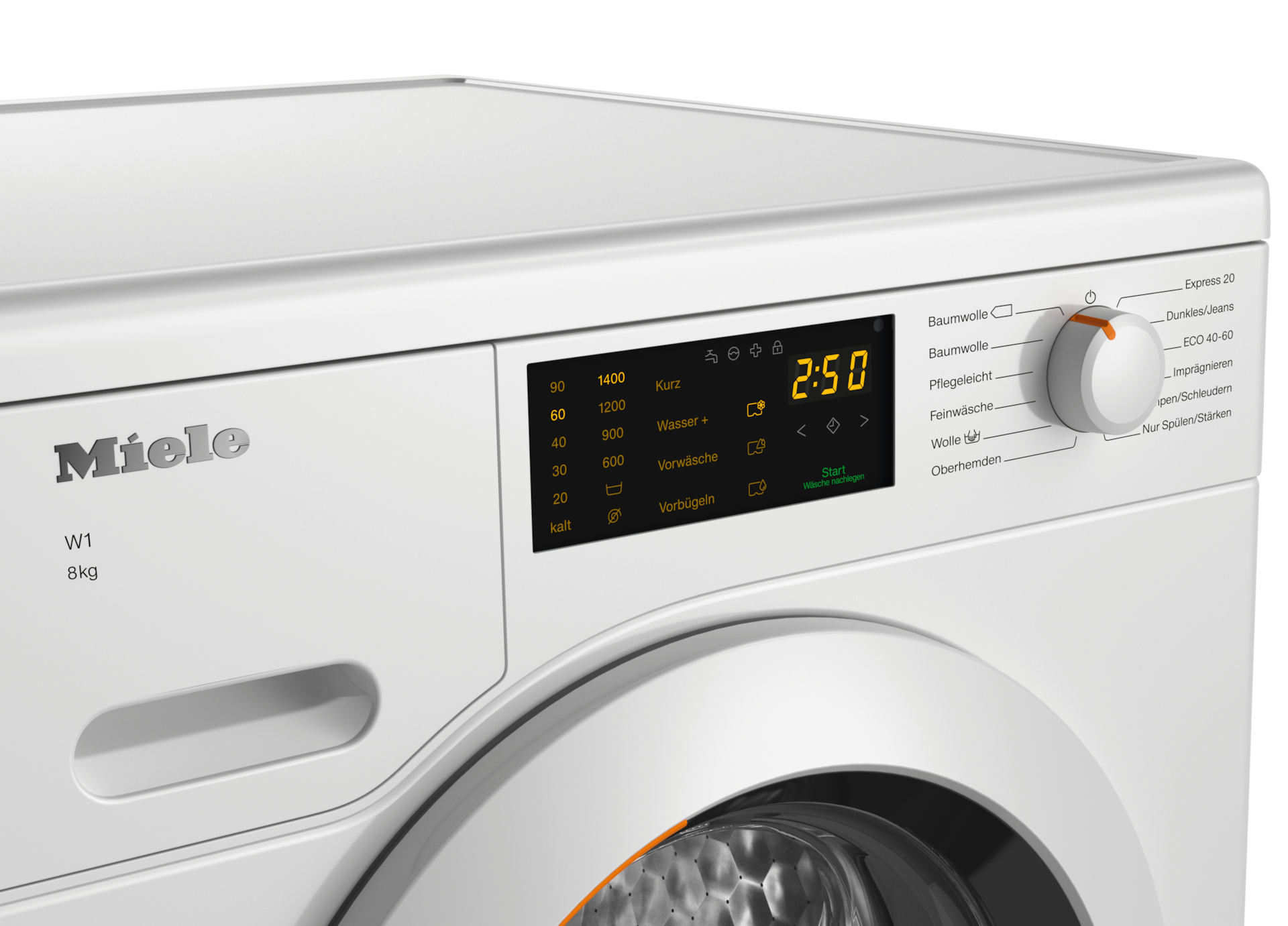 Waschmaschinen - WCD120 WPS 8kg Lotosweiß - 3