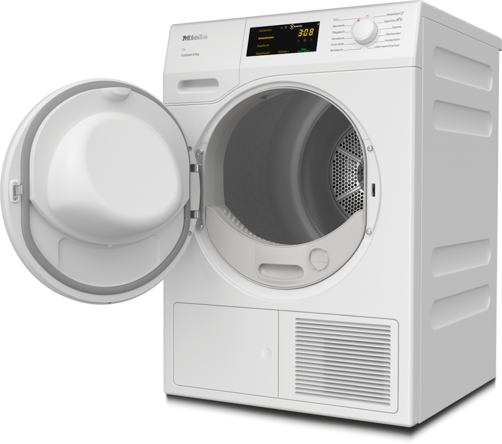 Trockner - TCC570WP EcoSpeed&8kg Lotosweiß - 2