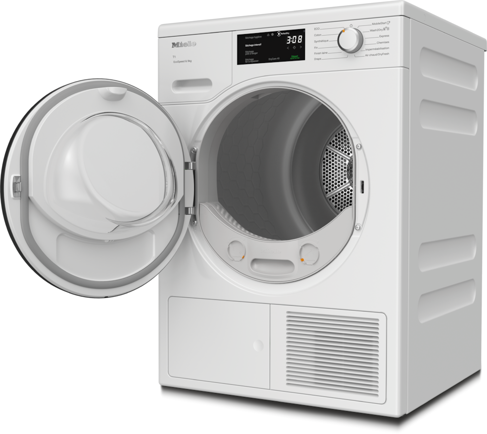 Miele - TCH780WP EcoSpeed&9kg Blanc lotus – Sèche-linge - 2