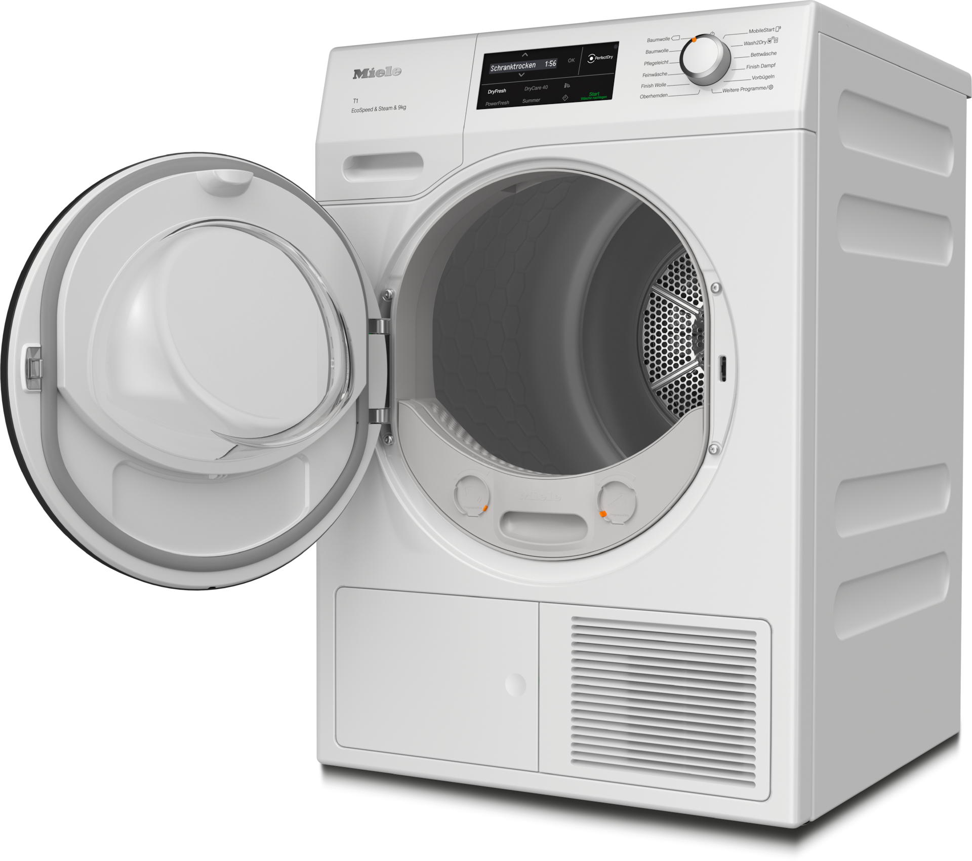 Tumble dryers - TCL790WP EcoSpeed&Steam&9kg Lopoč bijela - 2