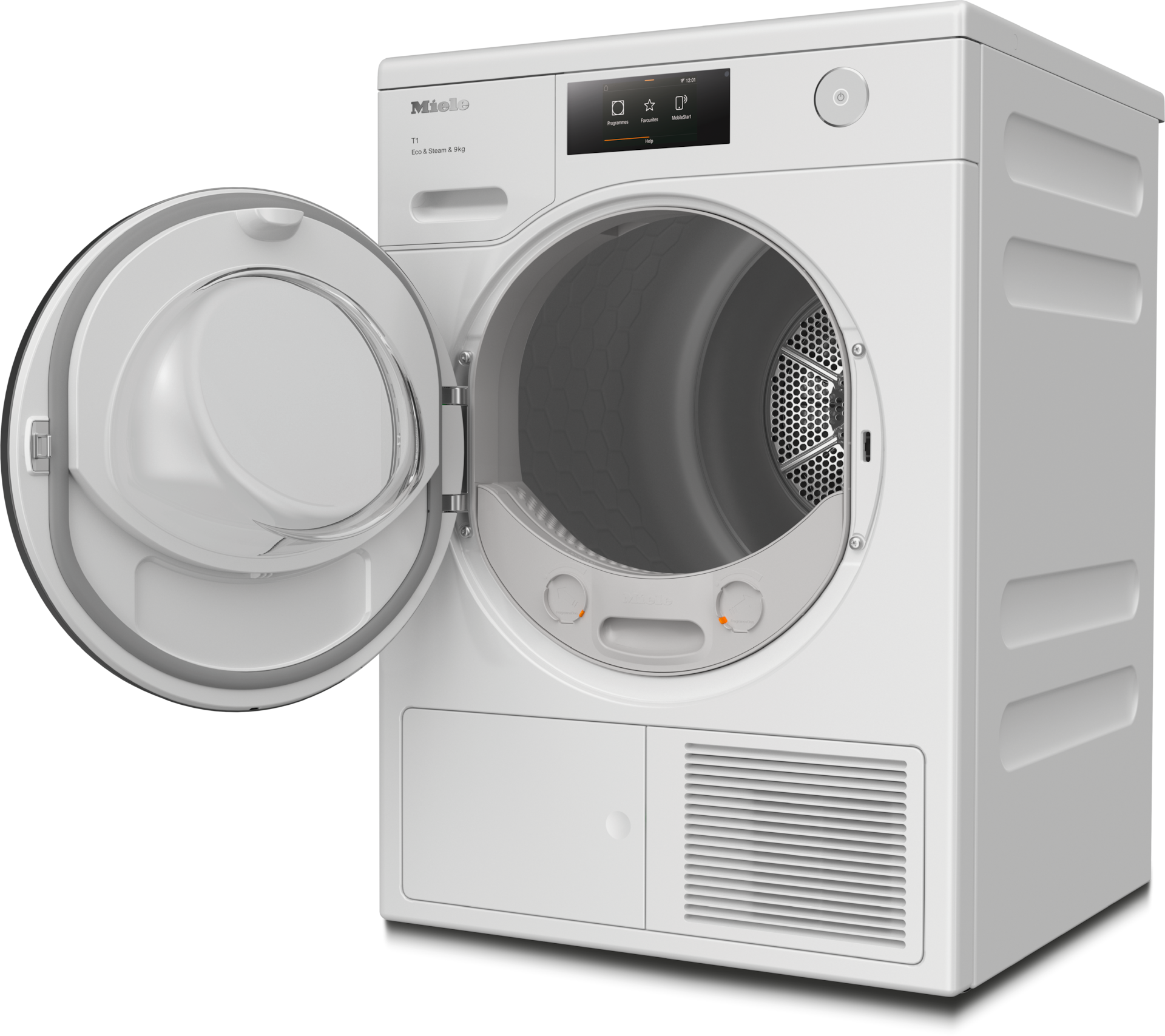 Tumble dryers - TCR780WP Eco&Steam&9kg Lotus white - 2